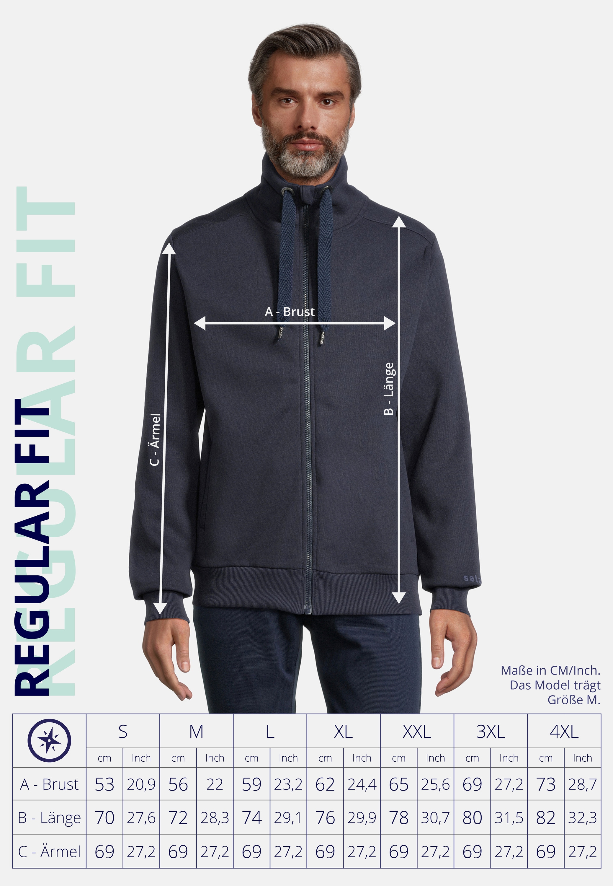 salzhaut Sweatjacke »Sweatjacke MOOL«