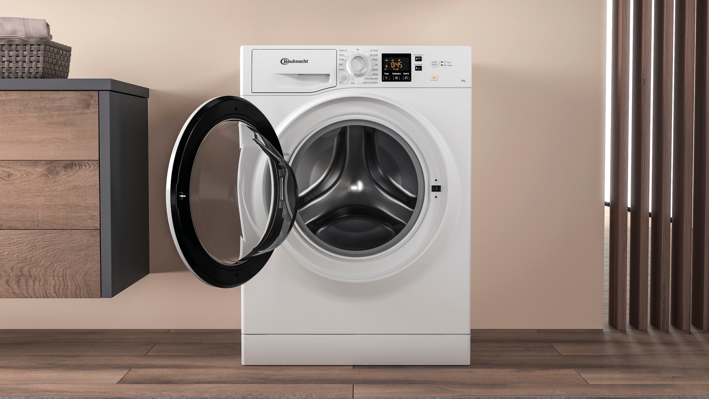 BAUKNECHT Waschmaschine »WAM 814 A«, 8 kg, 1400 U/min, Digital Motion-Technologie