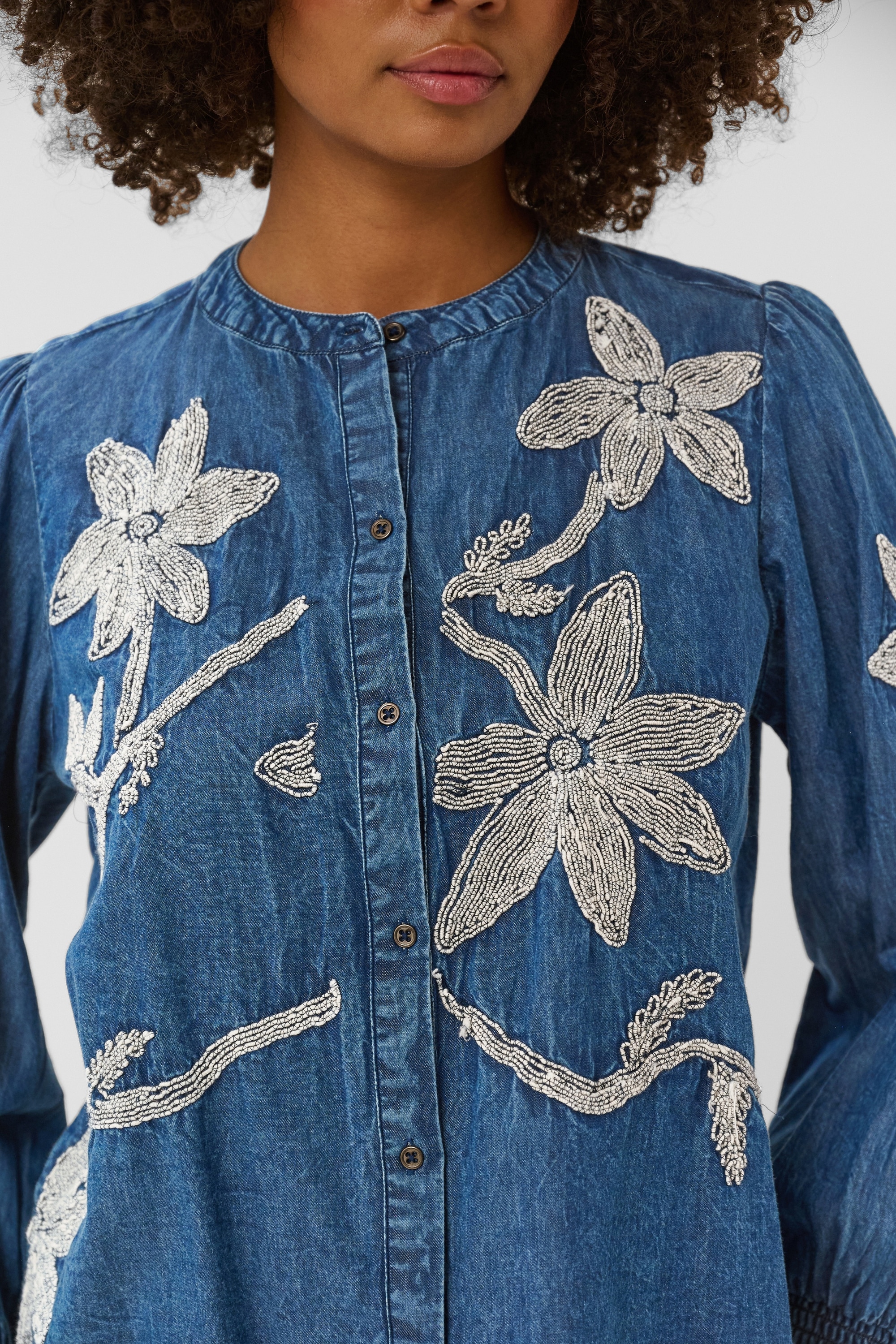 Culture Langarmbluse »Damen Bluse langarm CUchatarina«