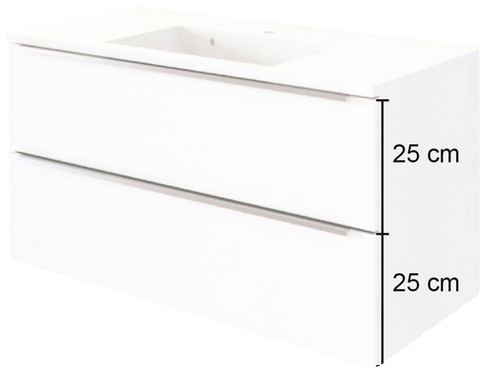 welltime Waschtisch »Matera« Breite 100 cm