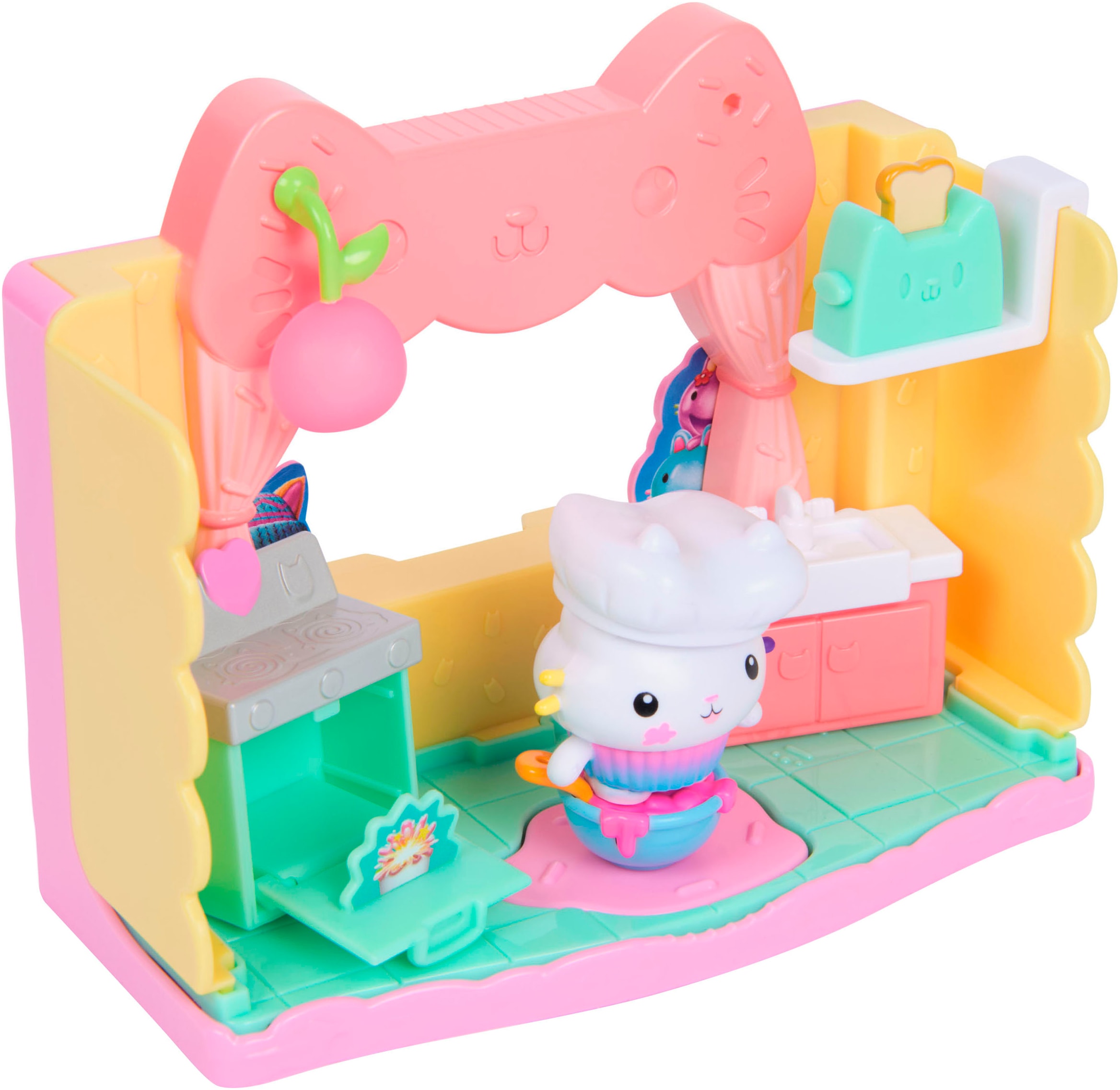 Spin Master Spielwelt »Gabby’s Dollhouse: Der Film – Portal Raum« Cakeys zuckersüße Sprinkleküche"