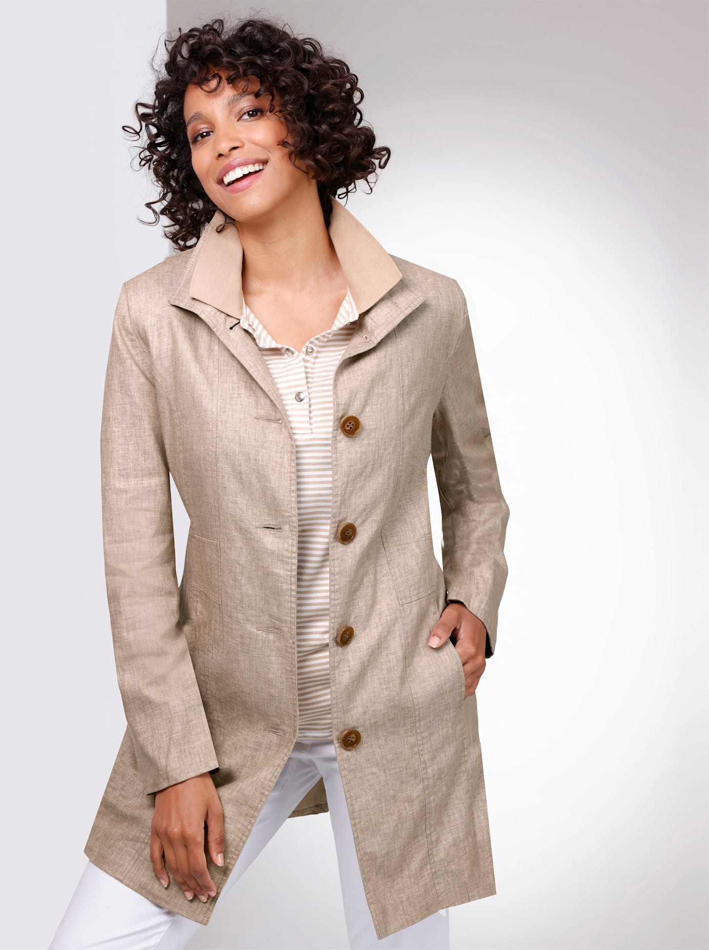 CREATION L PREMIUM Langjacke, ohne Kapuze