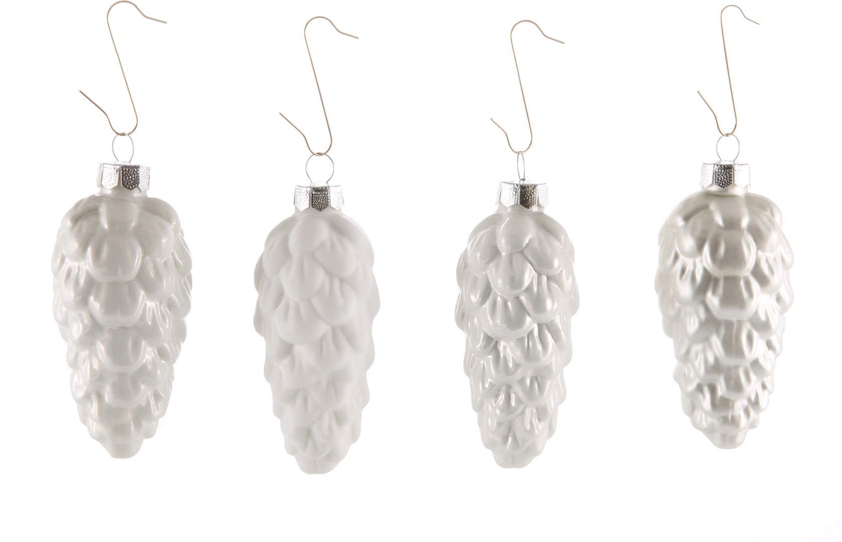 MAGIC by Inge Christbaumschmuck »Just White«, (Set, 8 tlg.)