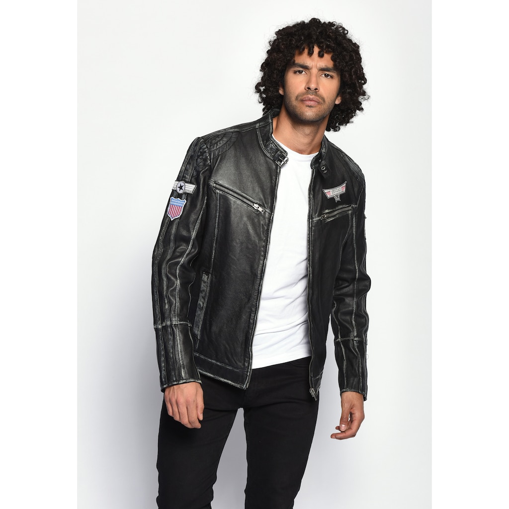 MUSTANG Lederjacke »Lederjacke Uwe«