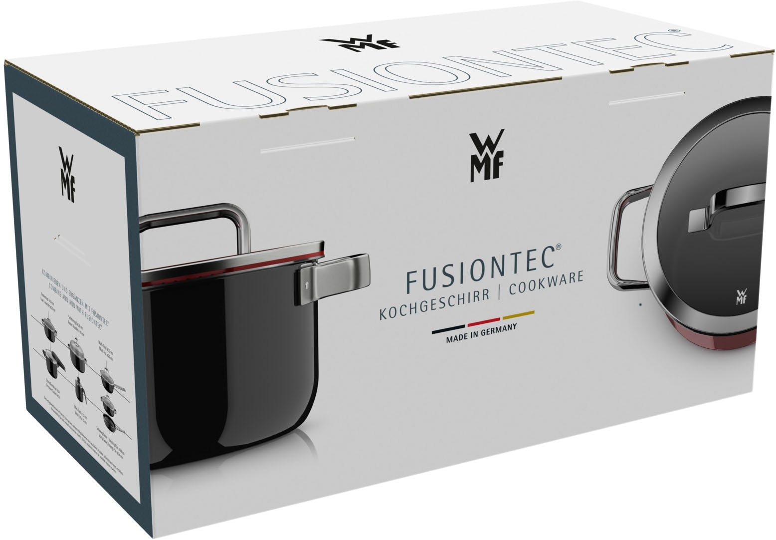 WMF Topf-Set »Fusiontec Mineral Pro« Set, 7 tlg. tlg. Edelstahl | Glas
