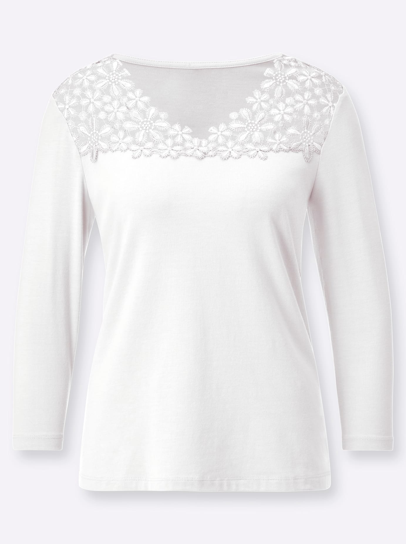 creation L 3/4-Arm-Shirt »Modal-Mix-Shirt«, (1 tlg.)