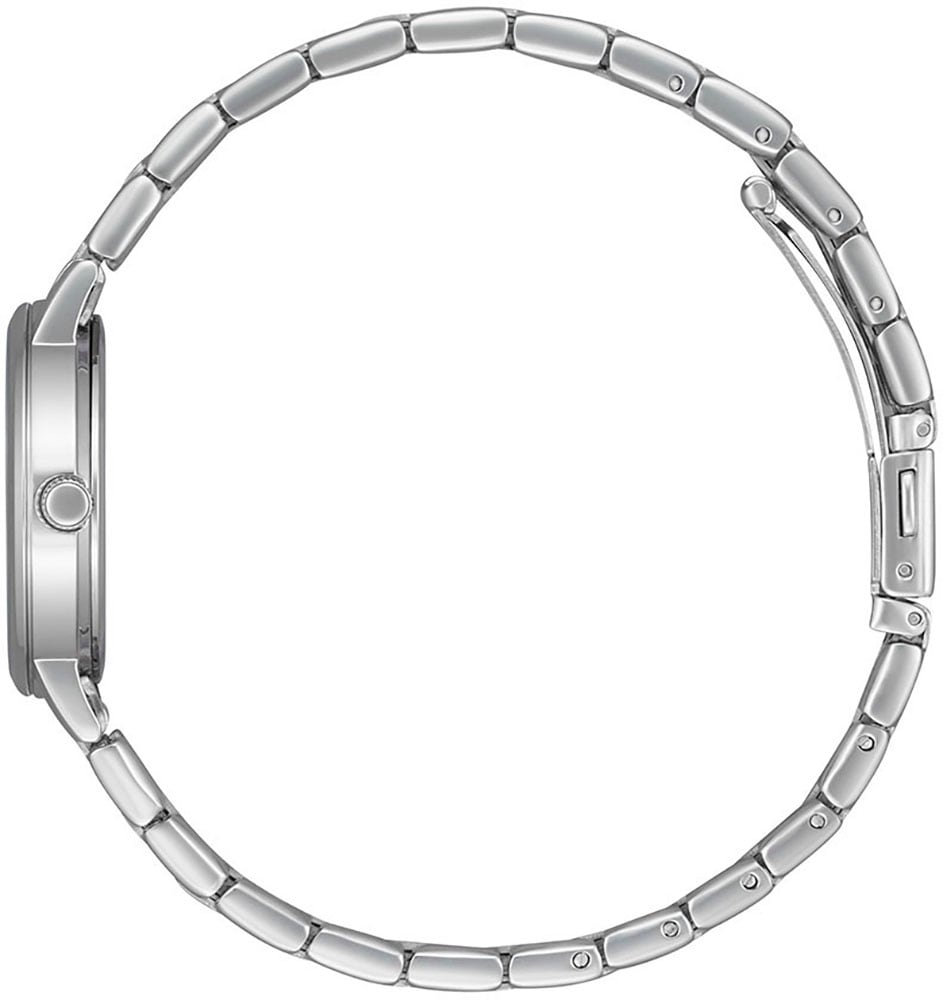 Citizen Quarzuhr, Armbanduhr, Damenuhr, Edelstahlarmband, Datum