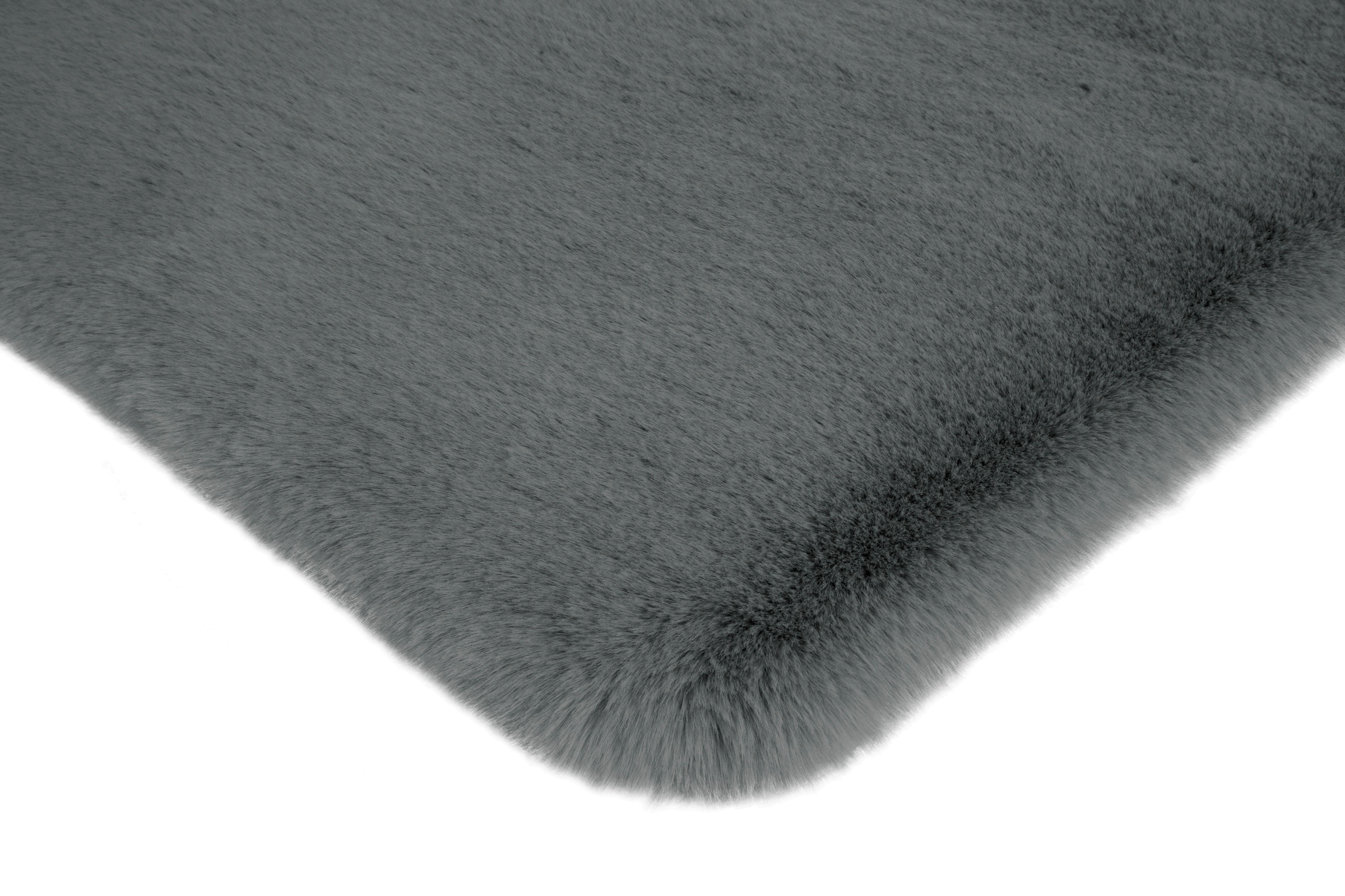 my home Badematte »Rabbit Badematten, Badvorleger, Badezimmer Teppich«, rutschhemmend beschichtet, strapazierfähig-fußbodenheizungsgeeignet-schnell trocknend, Kaninchenfell-Haptik, Badteppich, rechteckig, rund & als 3-tlg. Set