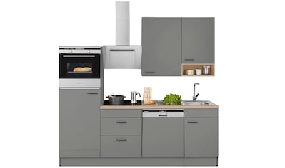 OPTIFIT Küchenzeile »Elga«, Breite 230 cm,ohne E-Geräte,Vollauszüge,höhenverstellbare... kaufen