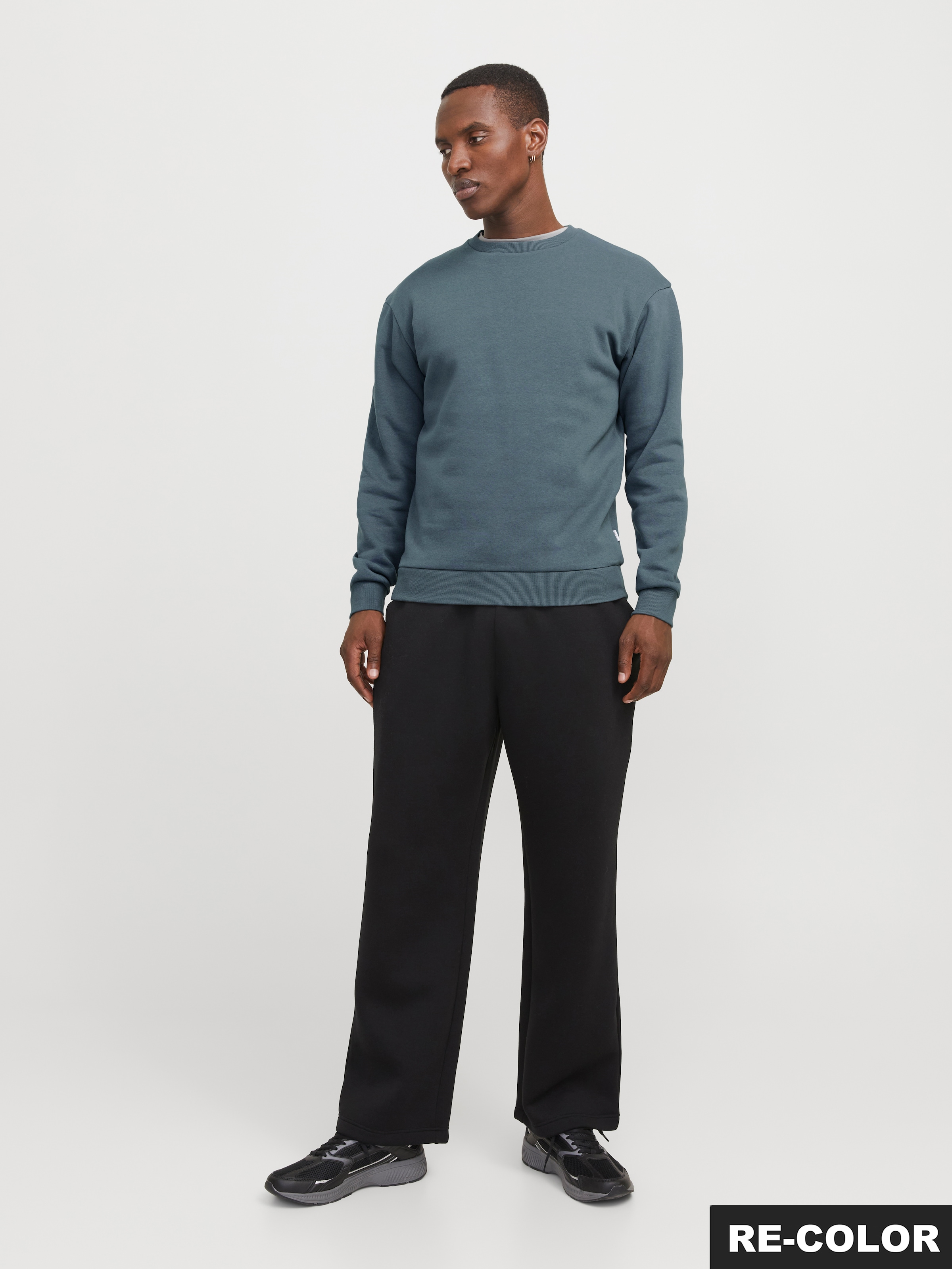 Jack & Jones Sweatshirt »JJEBRADLEY mit Rippbündchen für Alltag und Freizeit«, mit Rippbündchen