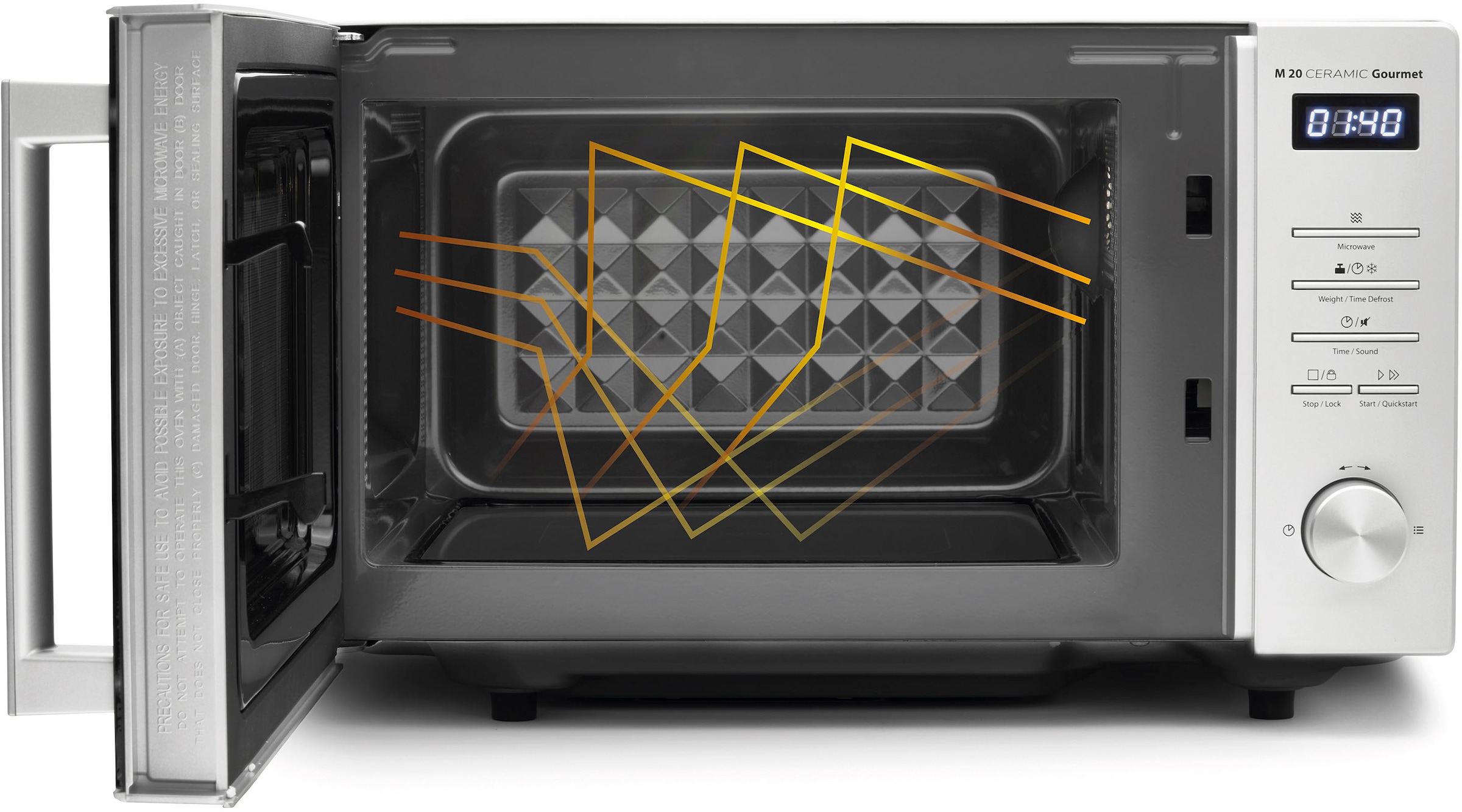 Caso Mikrowelle »CASO M 20 Ceramic Gourmet« Mikrowelle 700 W