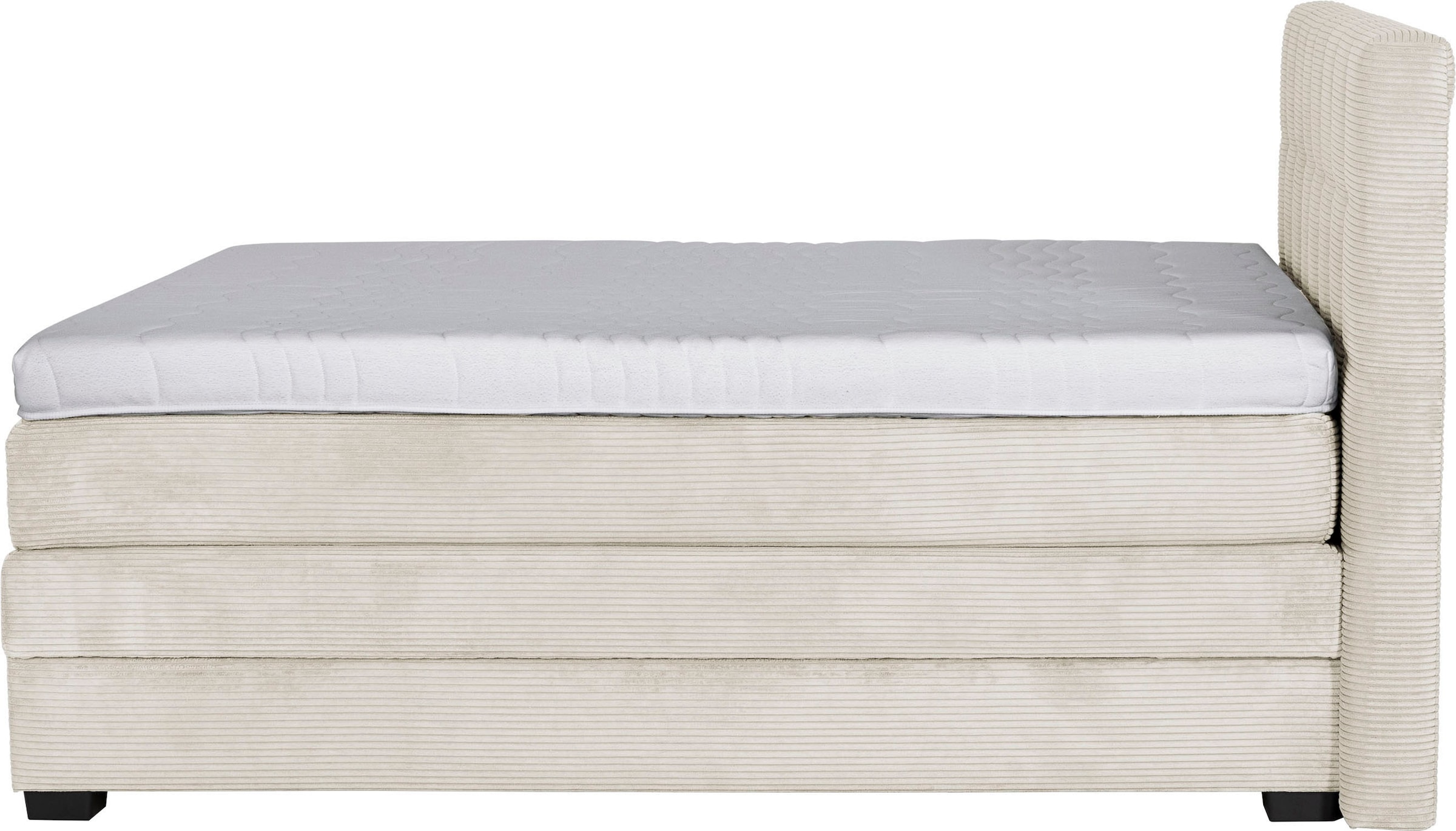 Die PlanBar Boxspringbett »OC-ON21088« inkl. Matratzen u. Bonellfederkern Unterbau, Stauraum, 160/180x200cm