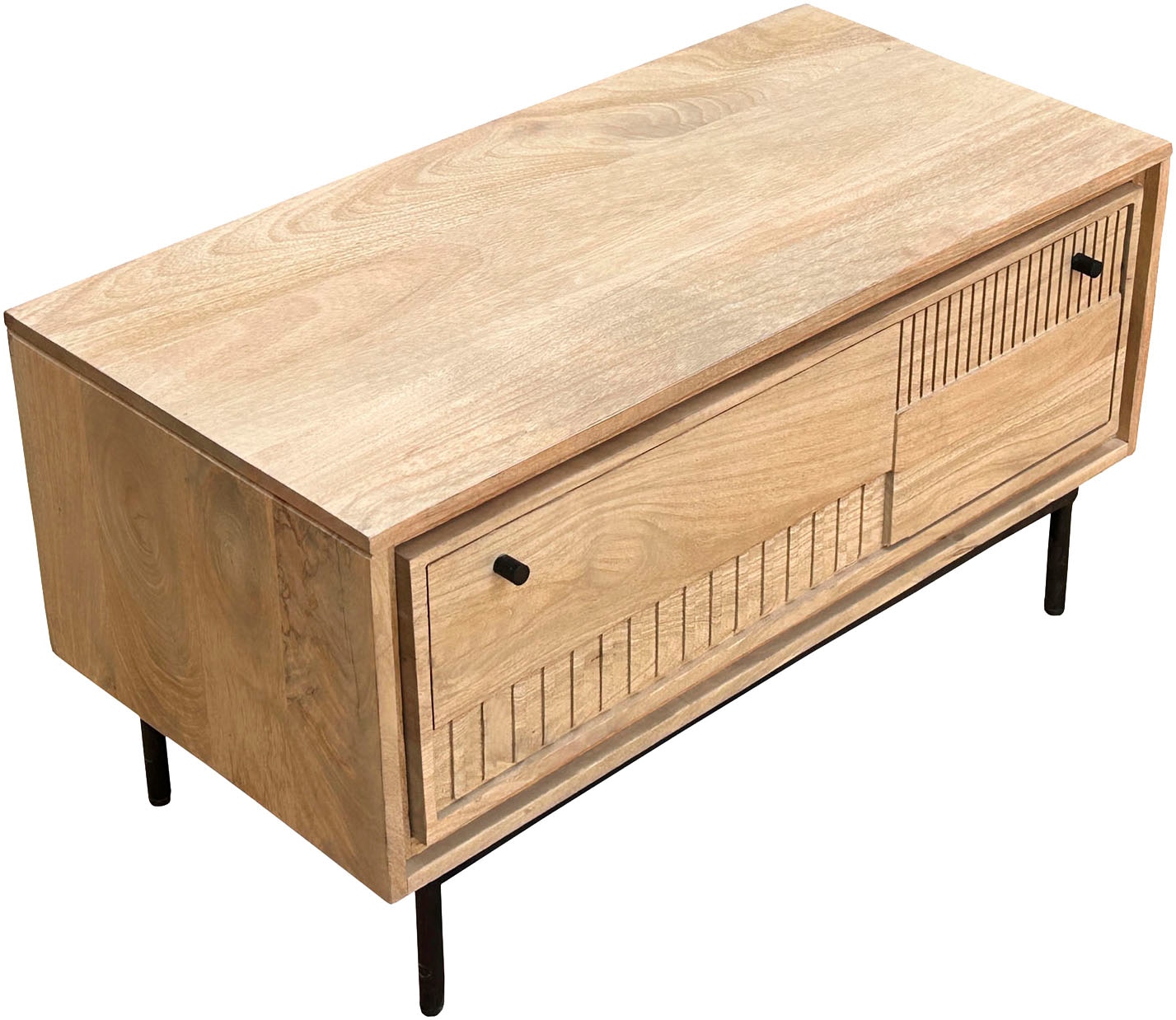 SIT Schuhschrank 1 Stk. tlg. mit dekorativen Lamellen-Schnitzereien