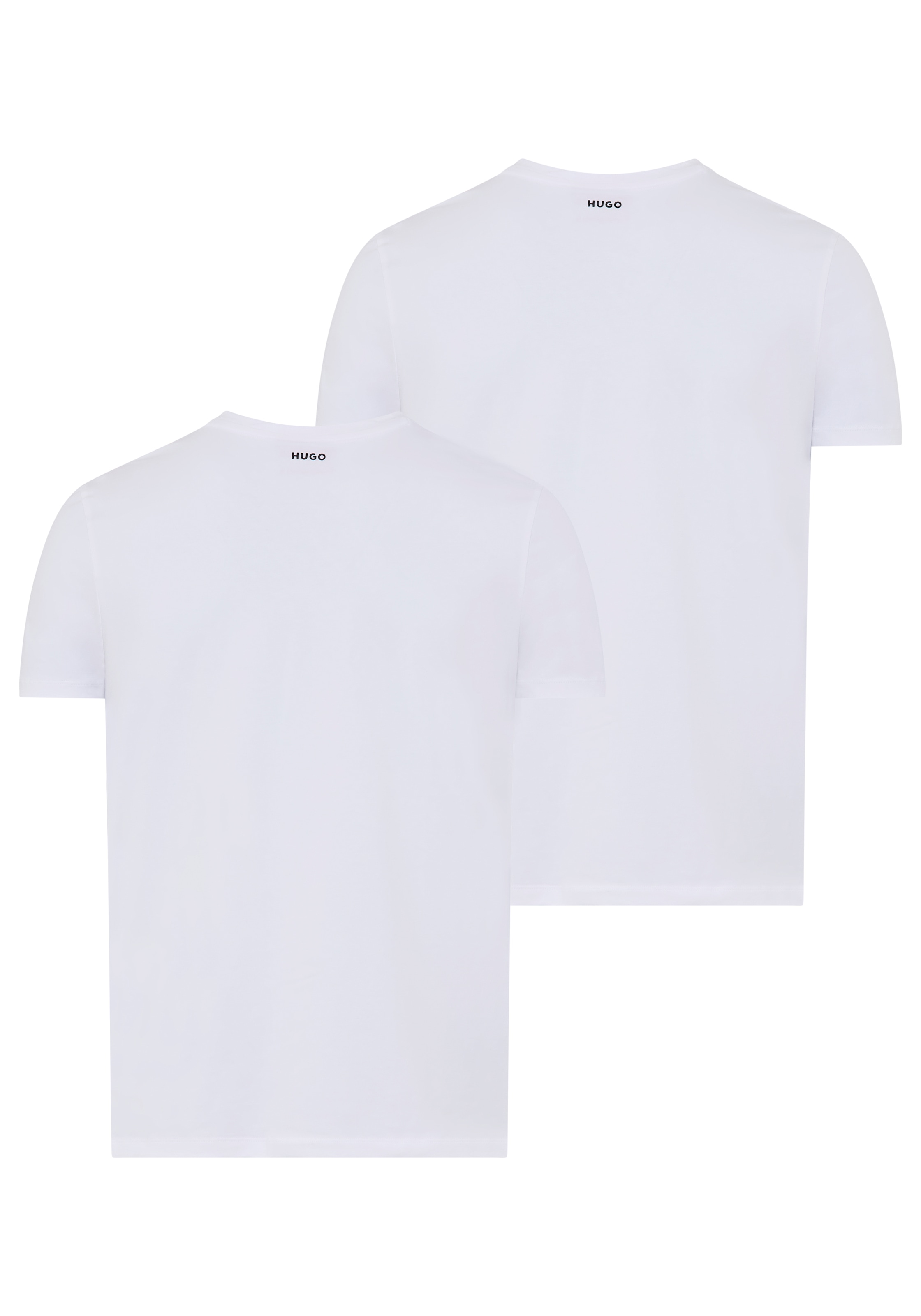 HUGO T-Shirt »HUGO-V« Packung, 2er,  V-Ausschnitt, Slim-Fit, HUGO Logo-Print