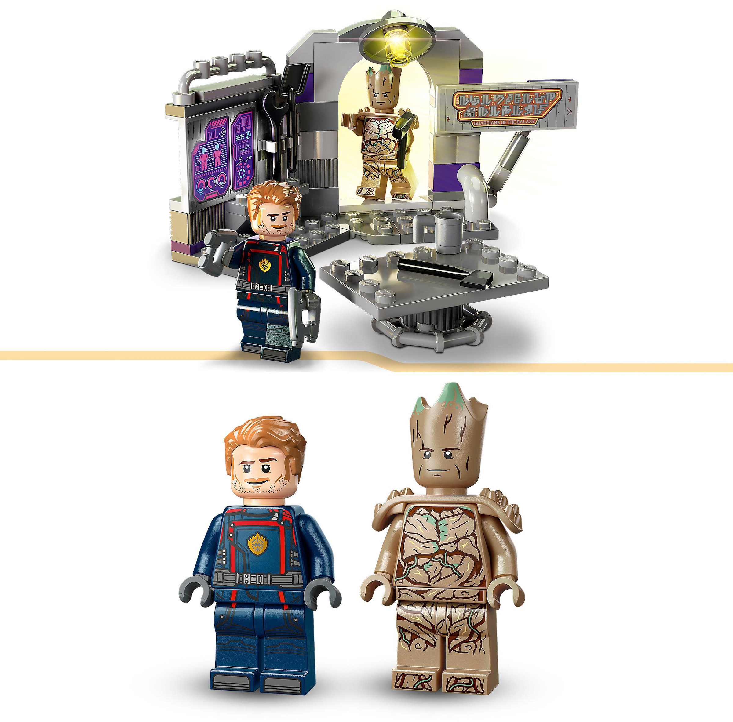 LEGO® Konstruktionsspielsteine »Hauptquartier der Guardians of the Galaxy (76253), LEGO® Marvel«, (67 St.), Made in Europe