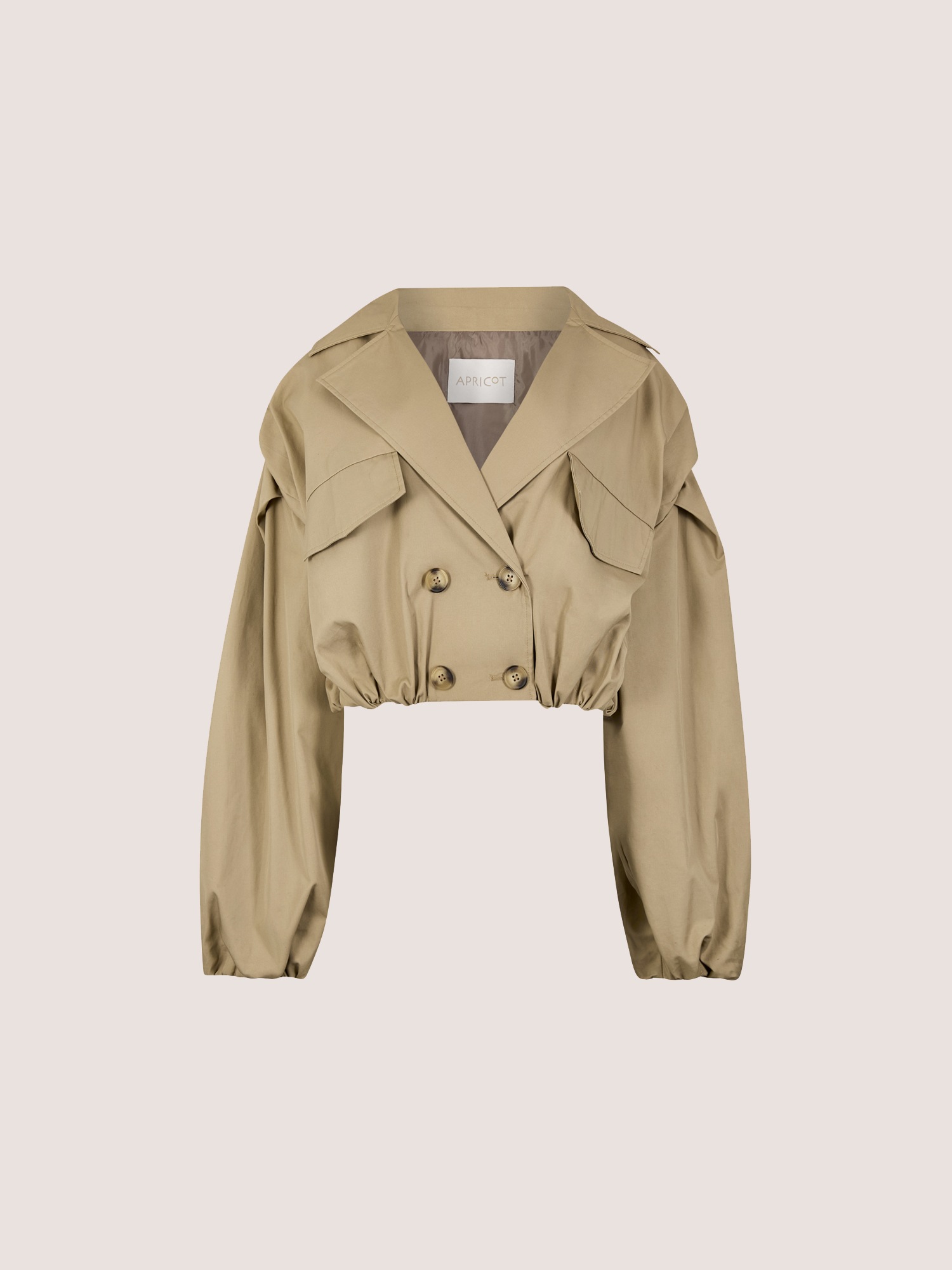 Apricot Kurzjacke »Kurzer Trenchcoat« mit auffälligen Knöpfen
