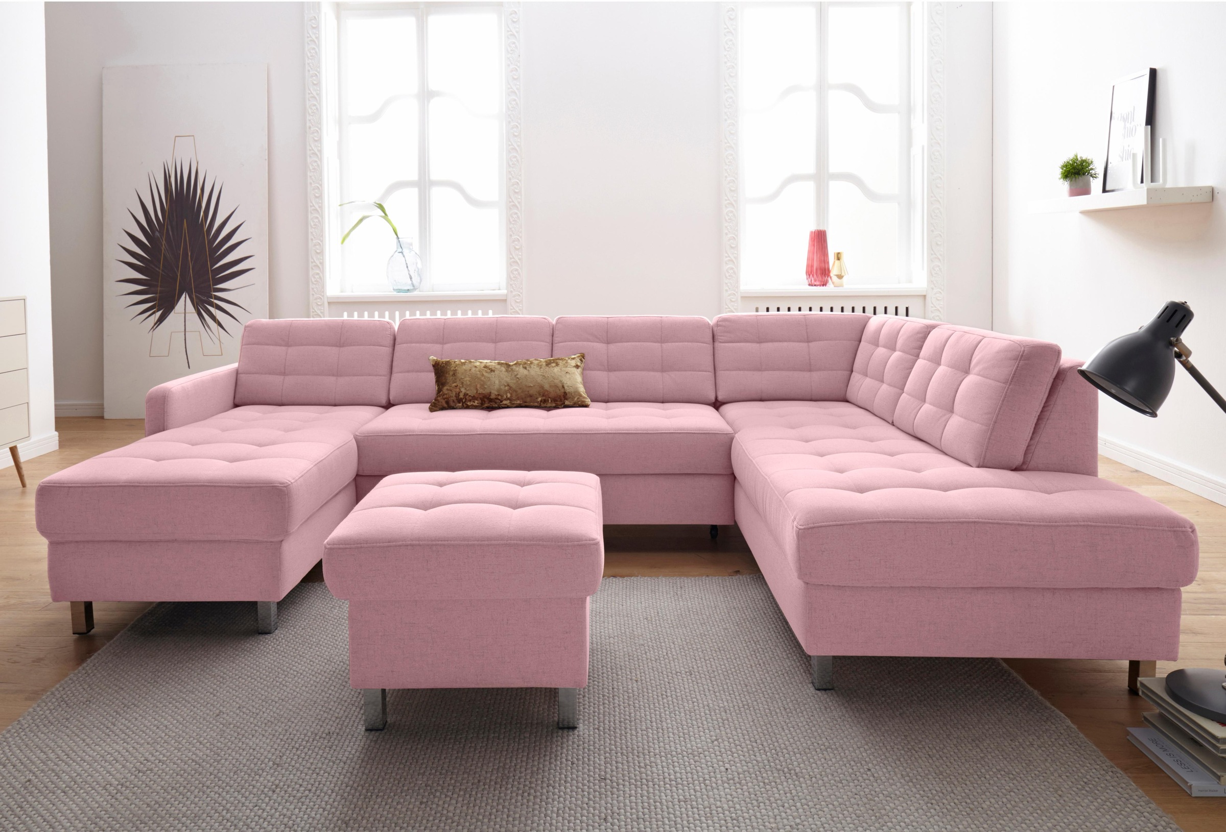sit&more Wohnlandschaft »Picasso U-Form«, wahlweise mit Bettfunktion und Bettkasten