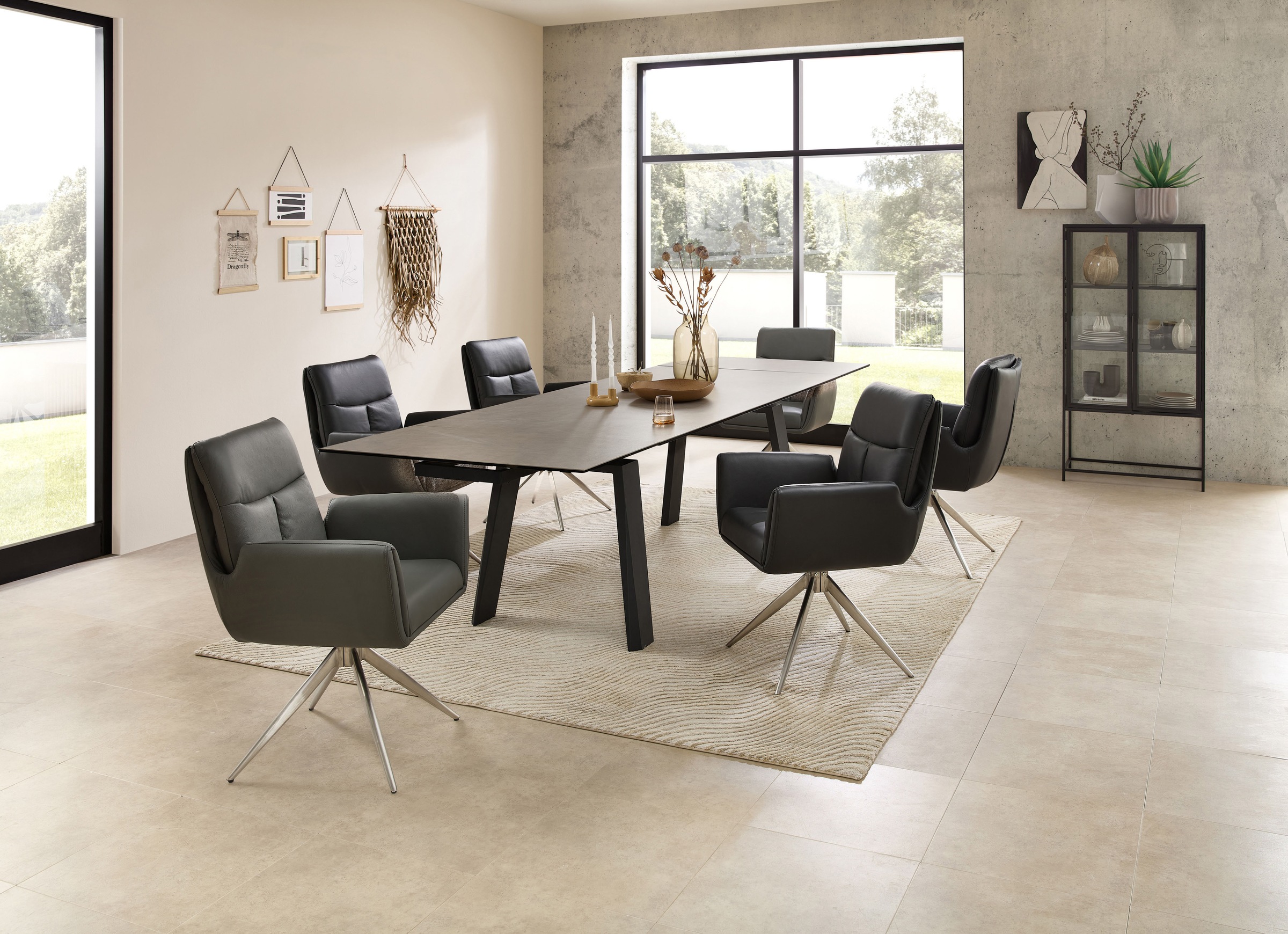 Stolkom Armlehnstuhl »Sofia Premium BxHxT 61x93,5x67 cm« (Set) 2 Stk.Breite 61cm, 360° drehbar mit Auto-Return