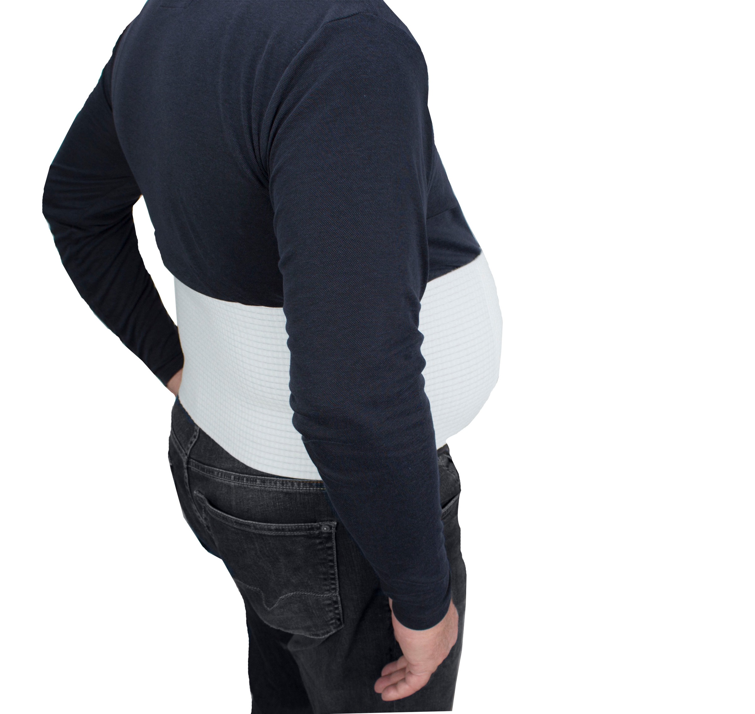 Hydas Stützbandage »XXL Bauch- und Rückenstützgürtel mit Outlast®«, Unterstützt u.a. bei Muskelschwäche, Bandscheibenbeschwerden uvm.