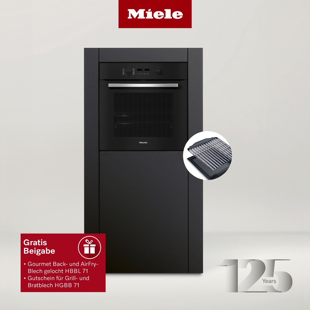Miele Pyrolyse Backofen »H 2766-1 BP 125 Edition« mit Pyrolyse-Selbstreinigung Mit AirFry-Funktion und Pyrolyse zur leichten Reinigung