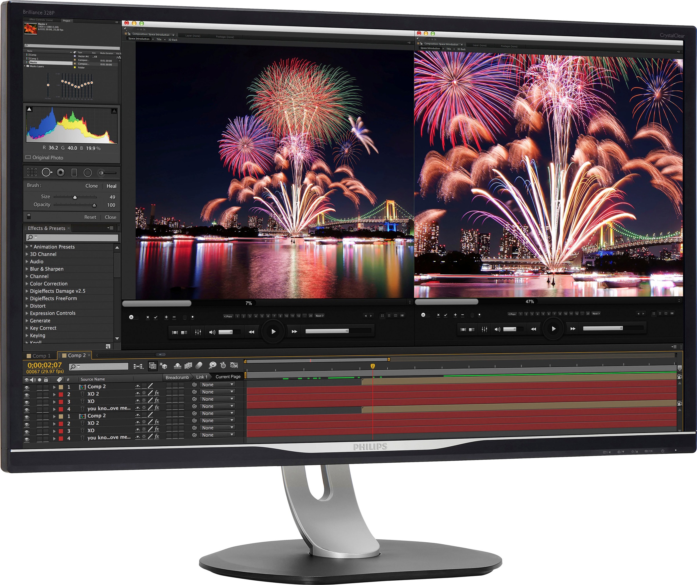 Philips Gaming-Monitor »328P6AUBREB/00«, 80,1 cm/31,5 Zoll, 2560 x 1440 px, QHD, 4 ms Reaktionszeit, 60 Hz