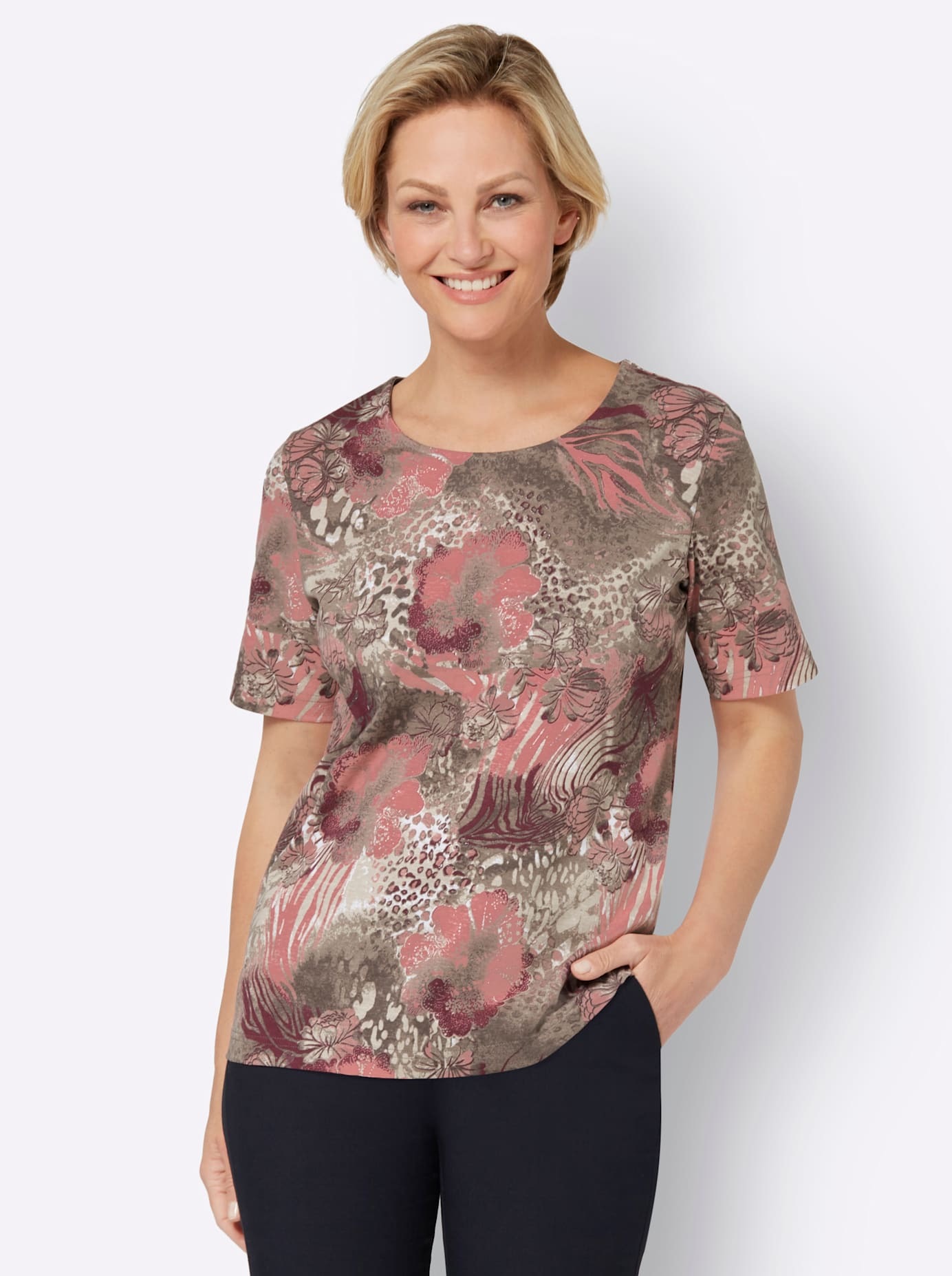 Classic Basics Rundhalsshirt »Rundhals-Shirt«, (1 tlg.)