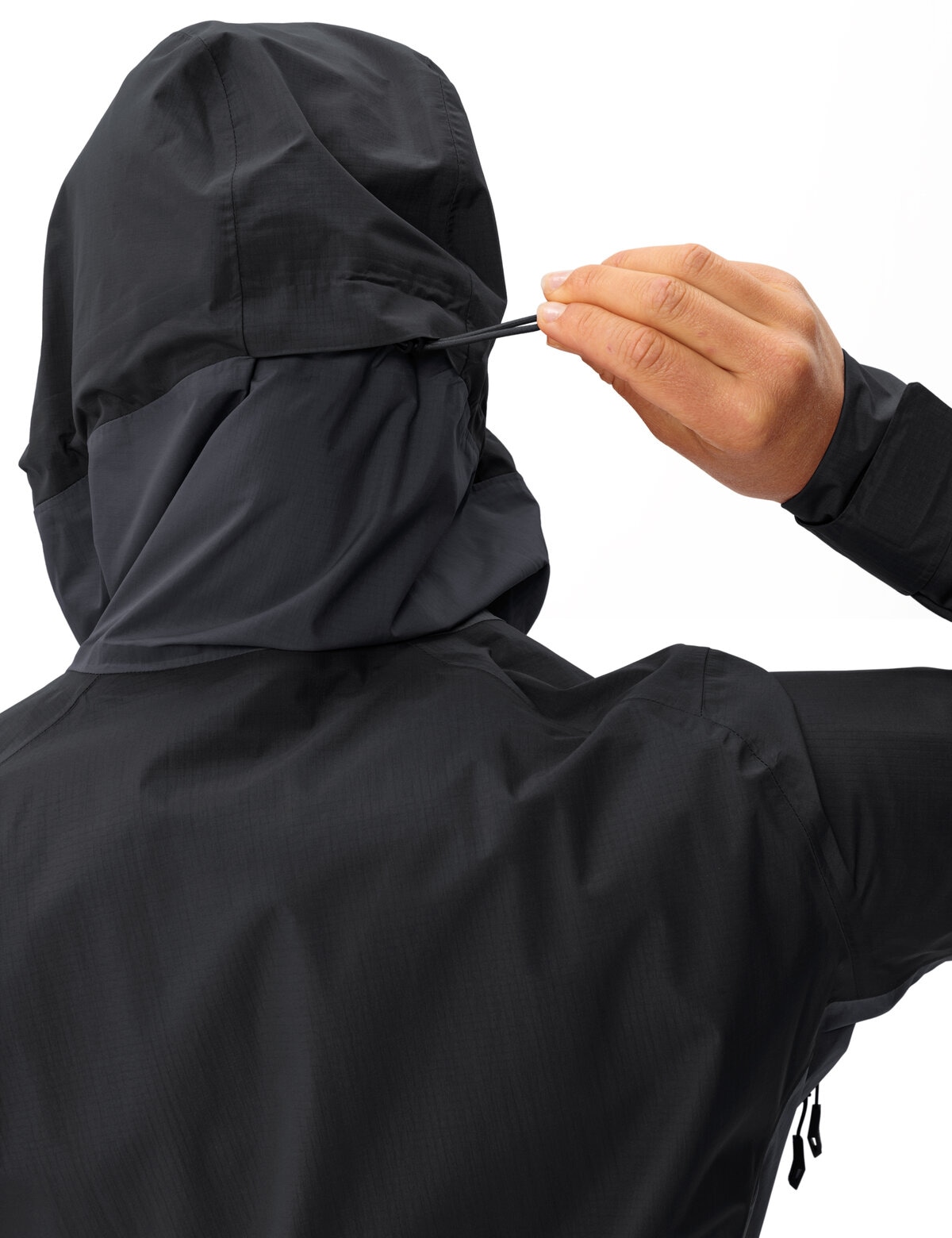 VAUDE Regenjacke »WOMEN'S SIMONY 2,5L JACKET V« mit Kapuze für Wandern und Trekking, atmungsaktiv, wasserdicht, mit Kapuze