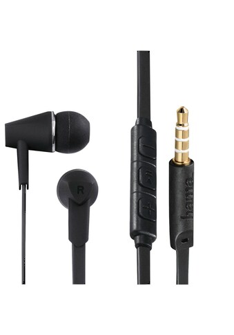 Hama In-Ear-Kopfhörer »Kopfhörer "Joy", In-Ear, Mikrofon, Flachbandkabel, Schwarz... kaufen