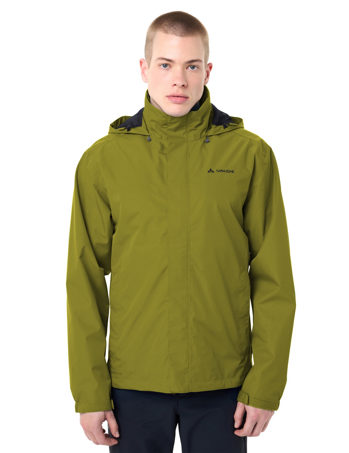 VAUDE Regenjacke »Men's Escape Light Jacket« mit Kapuze für Wanderungen und Trekking, atmungsaktiv, wasserdicht, winddicht
