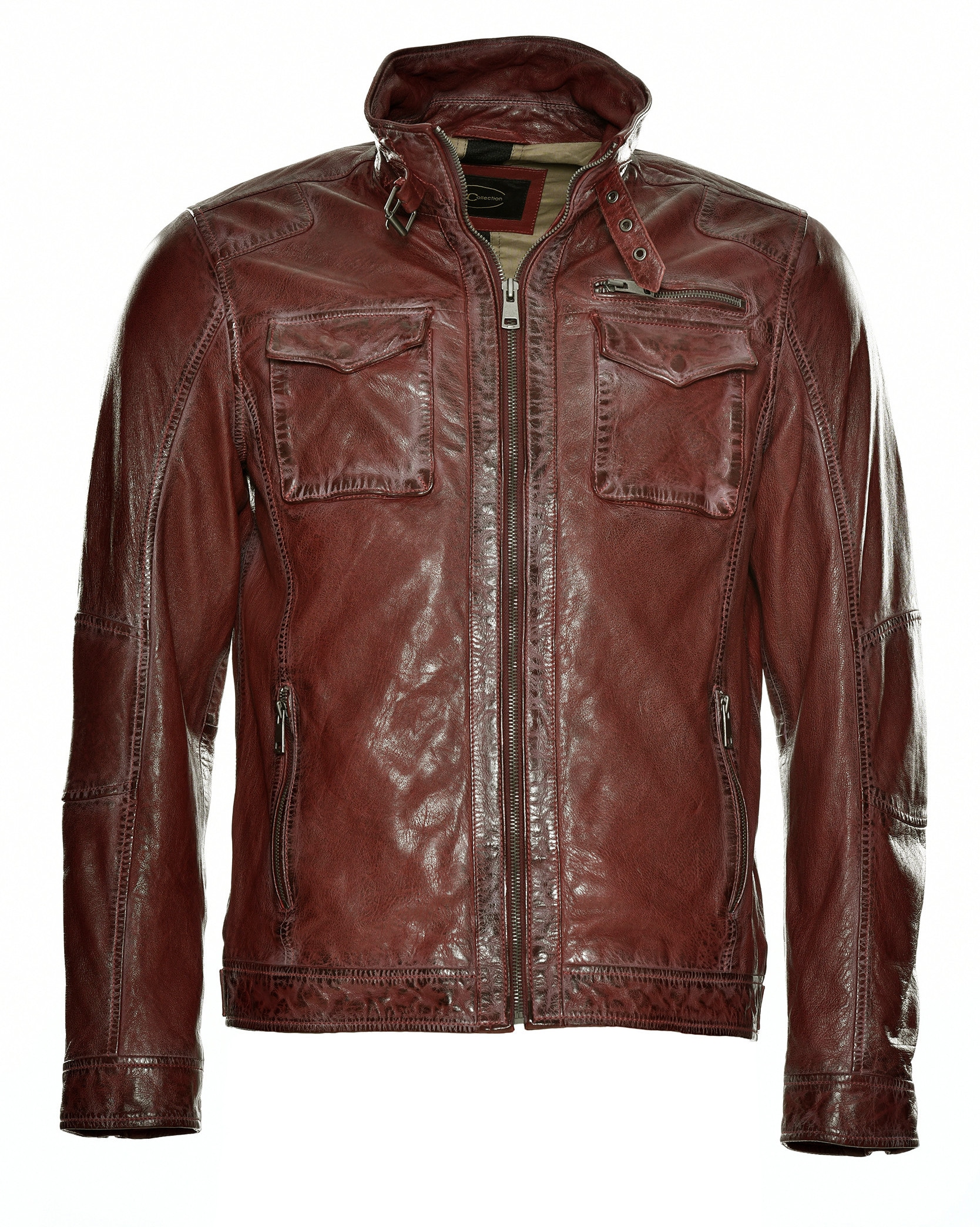 Bikerjacke »Lederjacke 31020345«