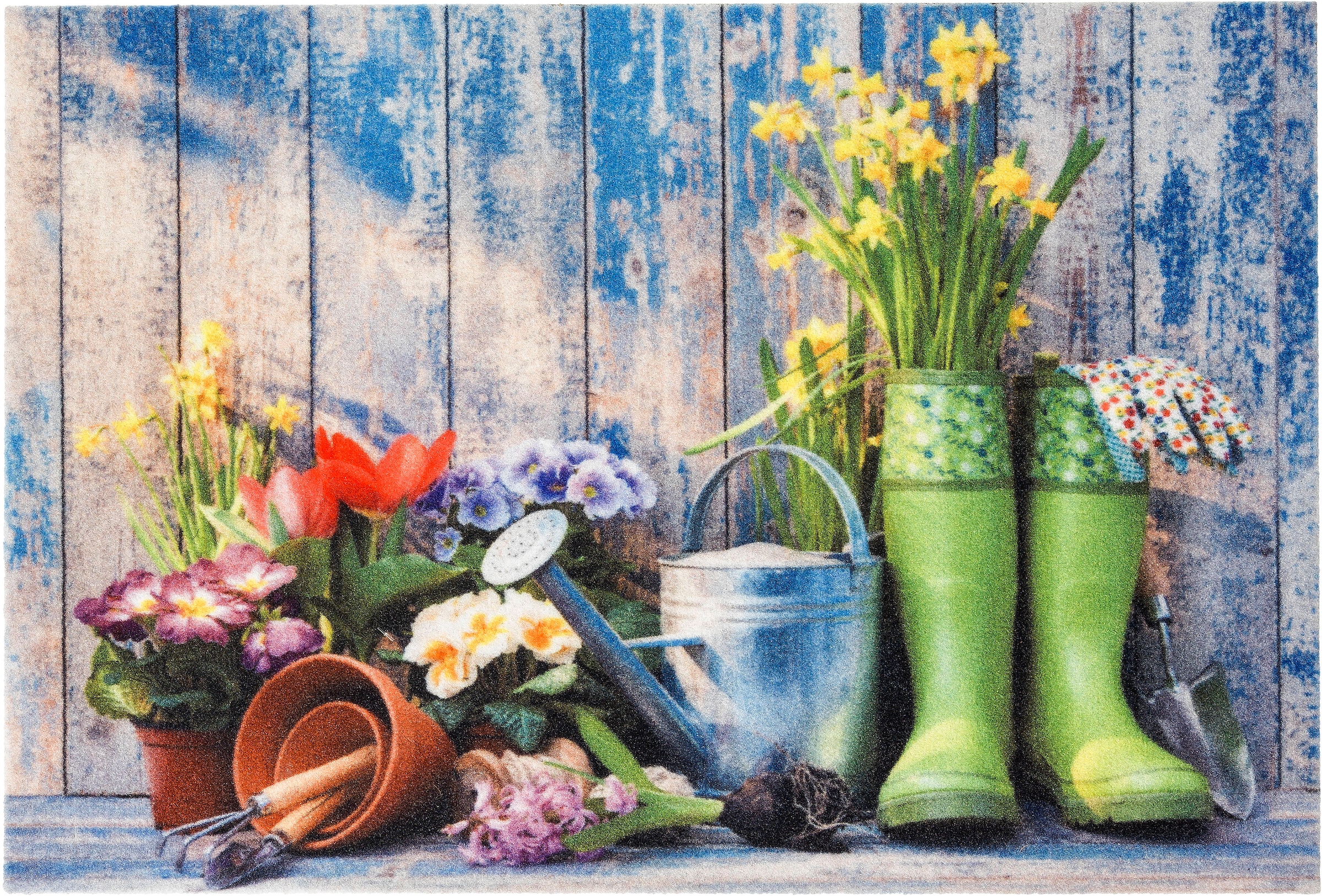ASTRA Fußmatte »Deco Print 139« rechteckig 6 mm Höhe Sauberlaufmatte, Türmatte, waschbar, Eingangsbereich, rutschfest