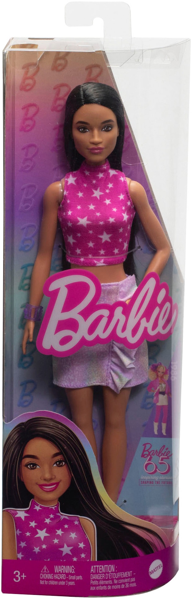 Barbie Anziehpuppe »Fashionistas, Rock Pink and Metallic«