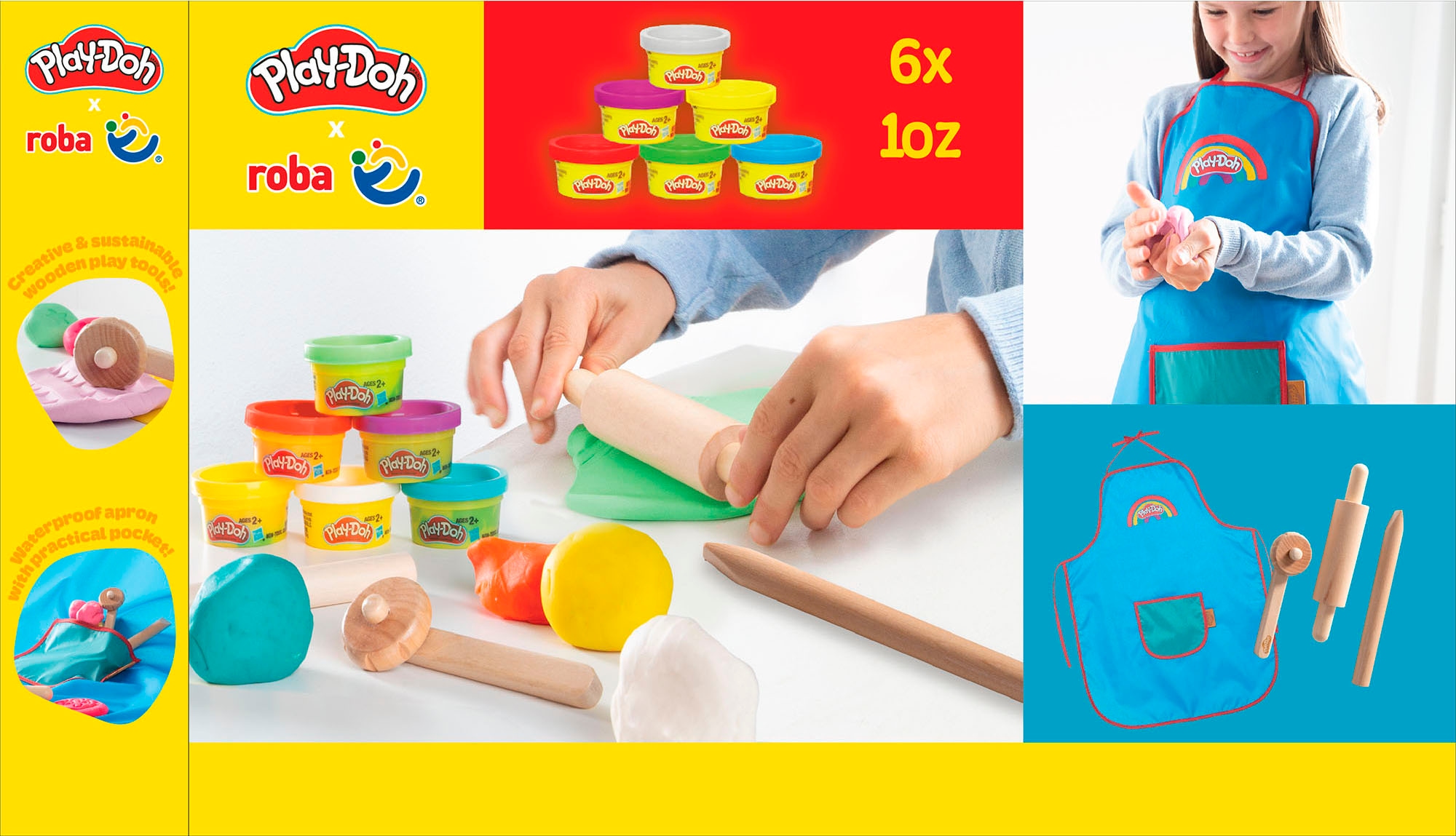 roba® Knetform-Set »Play-Doh«
