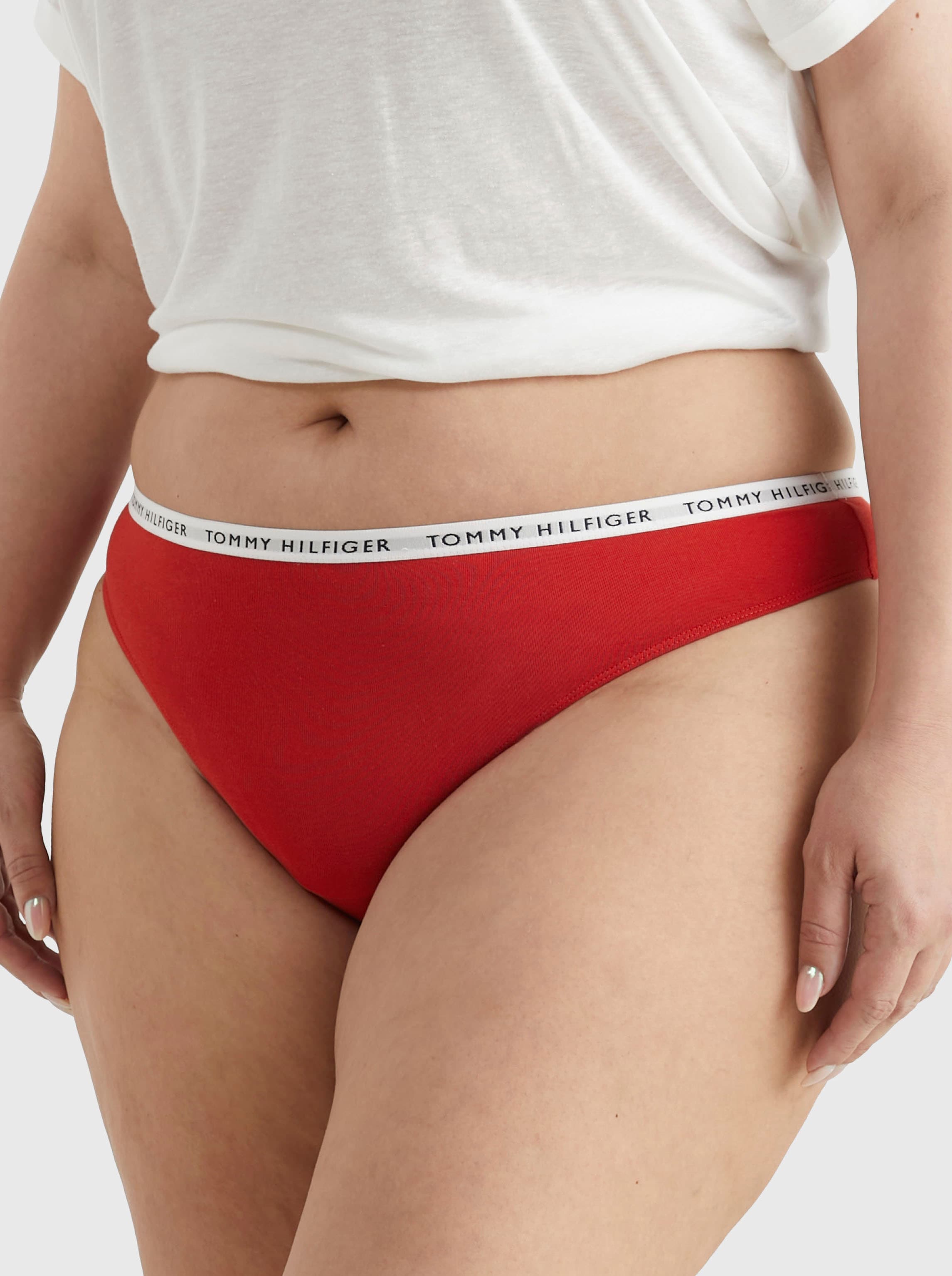 Tommy Hilfiger Underwear T-String, (Set, 3 St., 3er-Pack), mit Logo auf dem  Taillenbund bei ♕