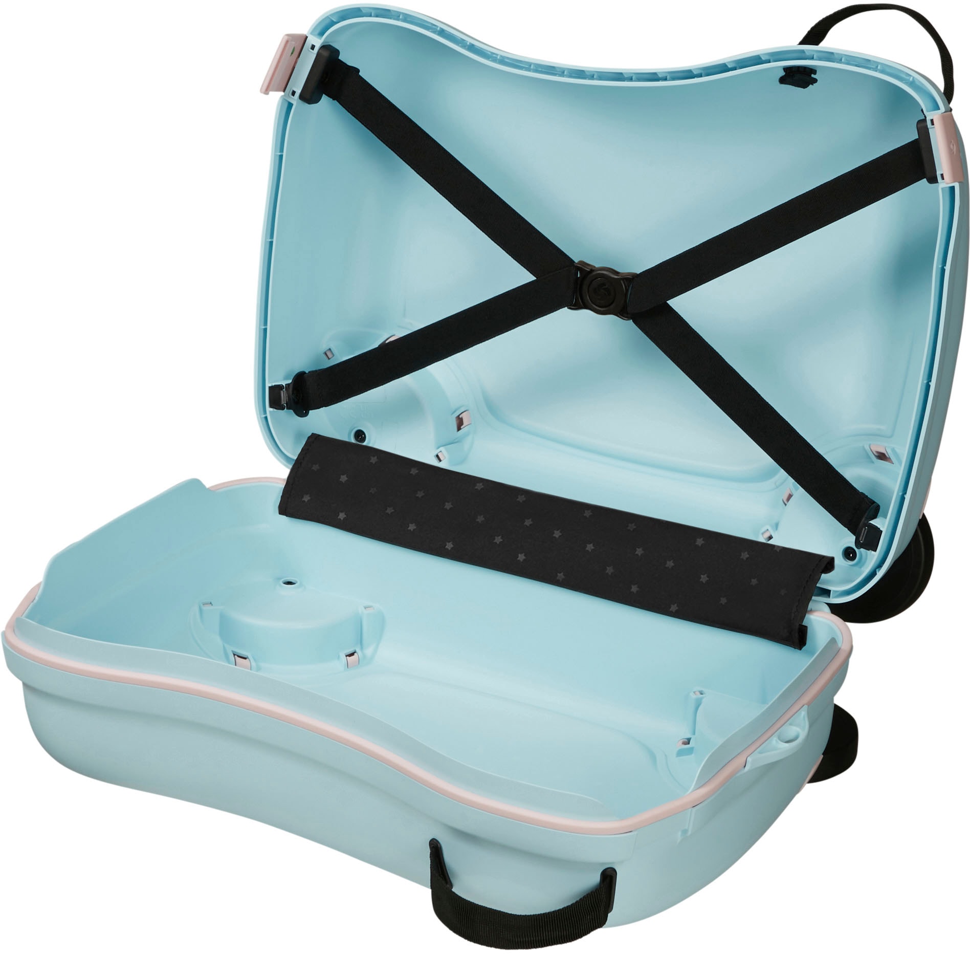 Samsonite Kinderkoffer »Dream2Go Ride-on Trolley, Disney Frozen«, 4 Rollen, Kinderreisekoffer Handgepäck zum sitzen und ziehen