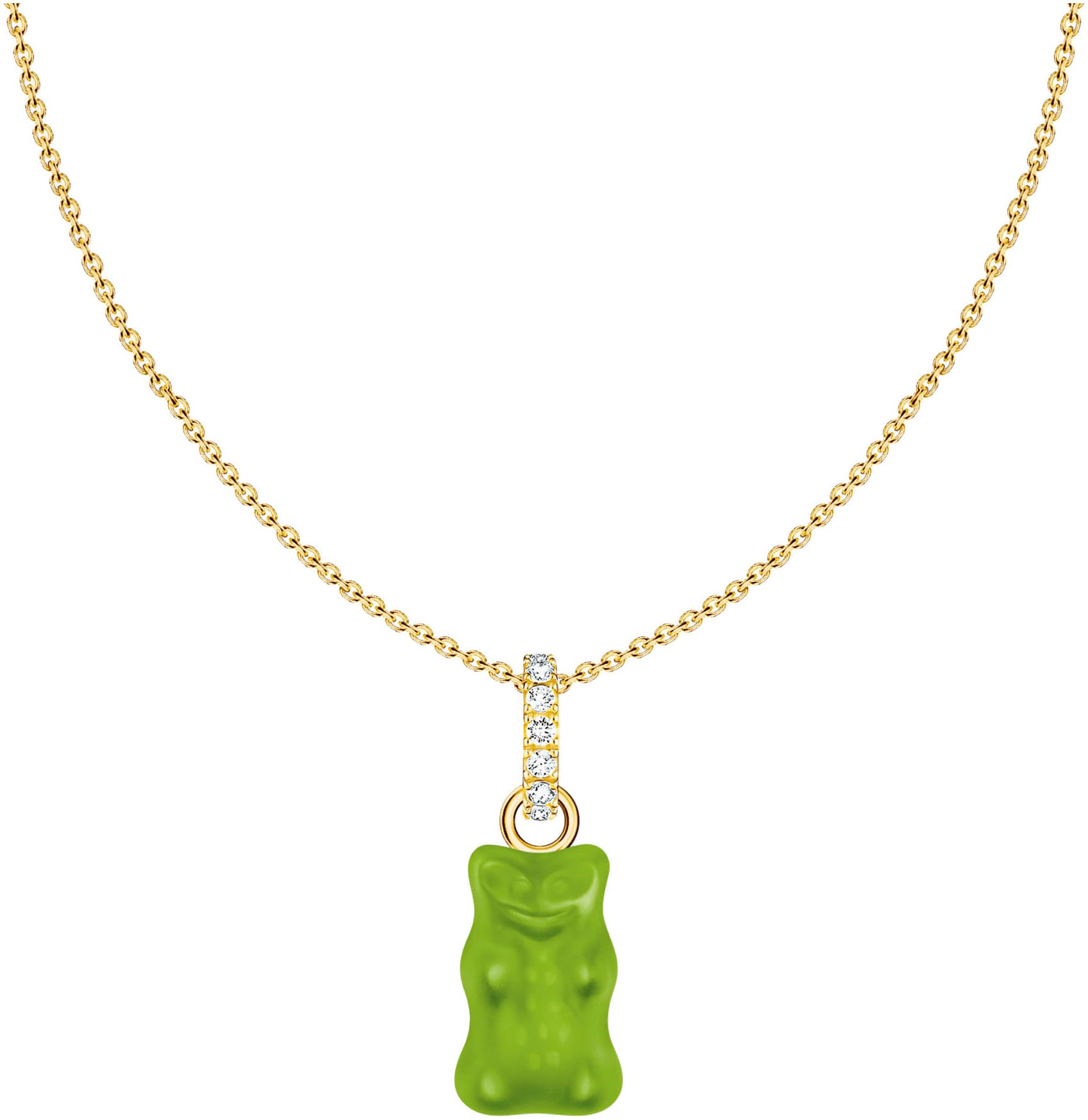 Kette mit Anhänger »THOMAS SABO x HARIBO Schmuck: Kette mit Goldbär«, mit...