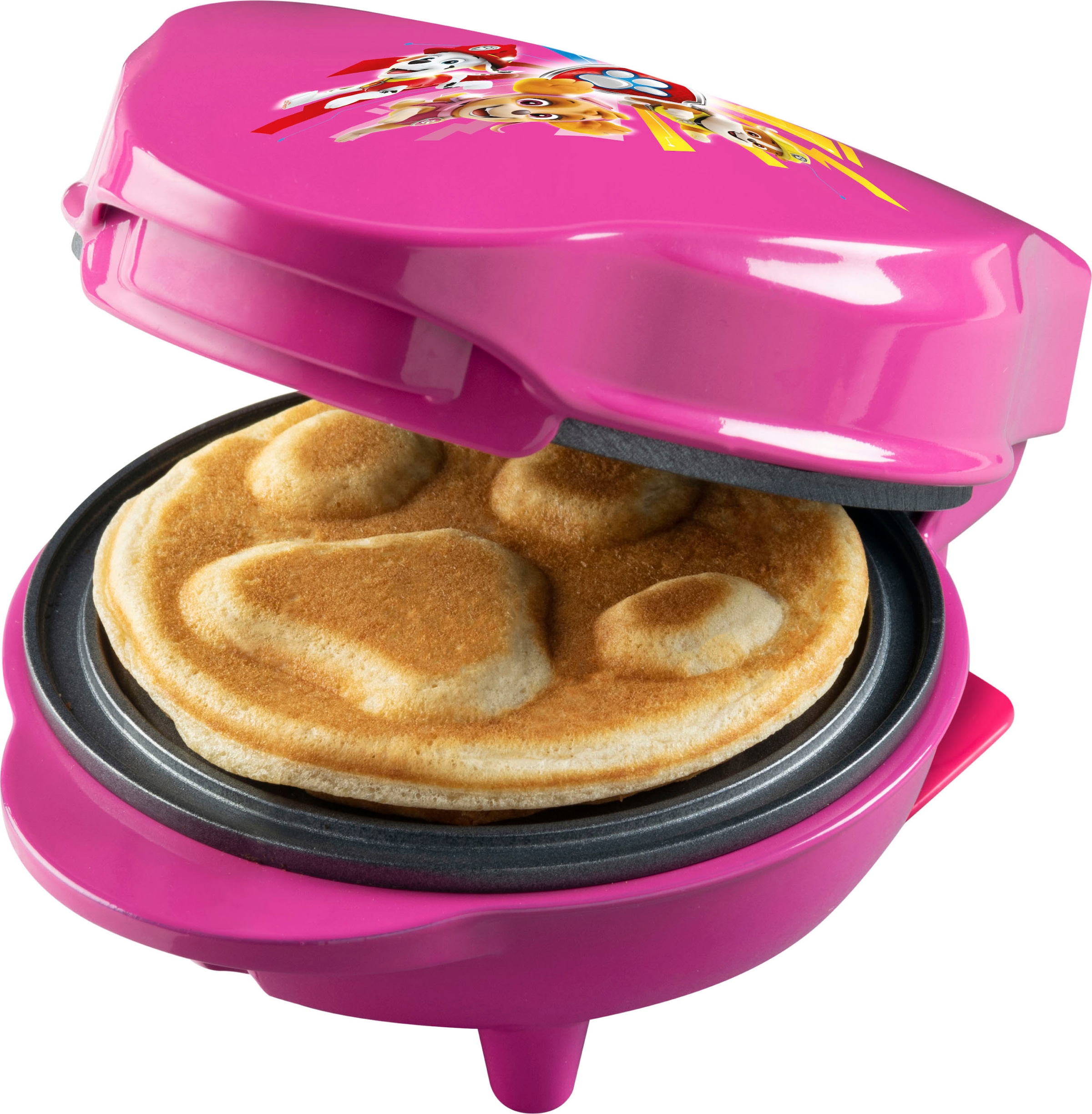 Waffeleisen »Paw Patrol APP500P«, inkl. Backampel, Waffelgröße: Ø 10cm, Rosa