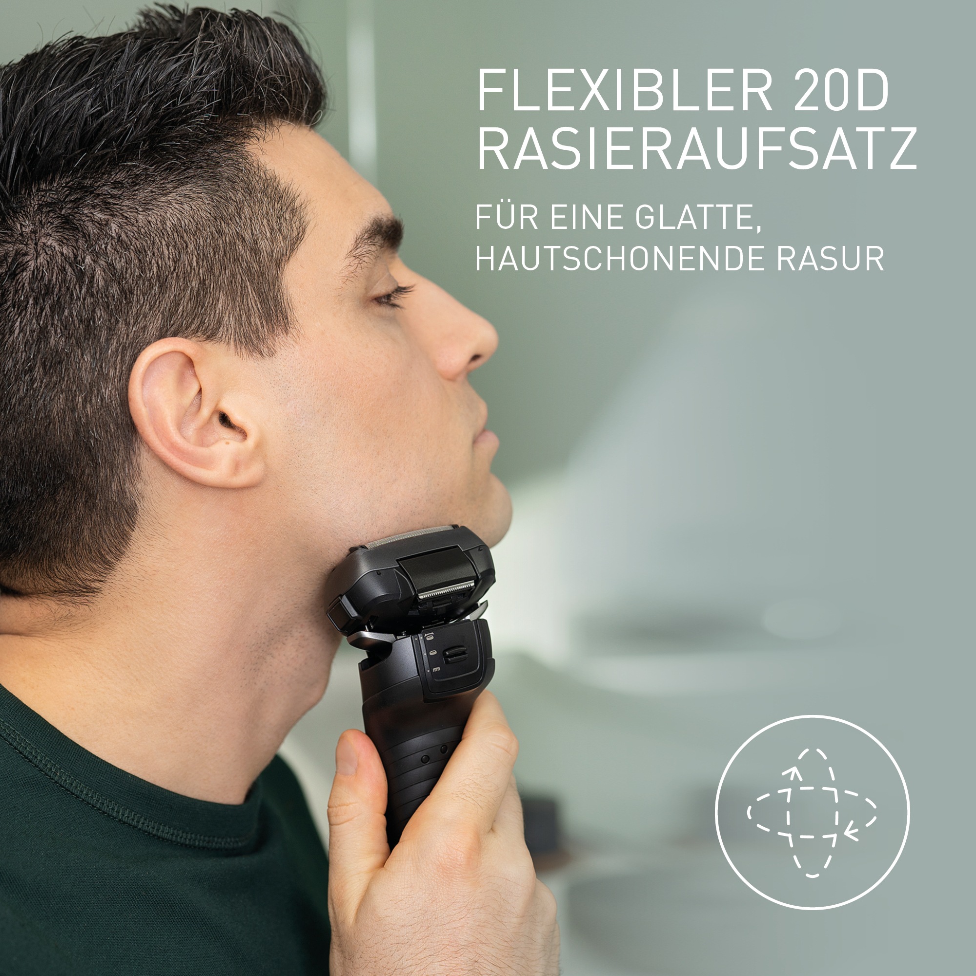 Panasonic Elektrorasierer »Series 900 Premium Rasierer ES-LV6U«, Langhaartrimmer