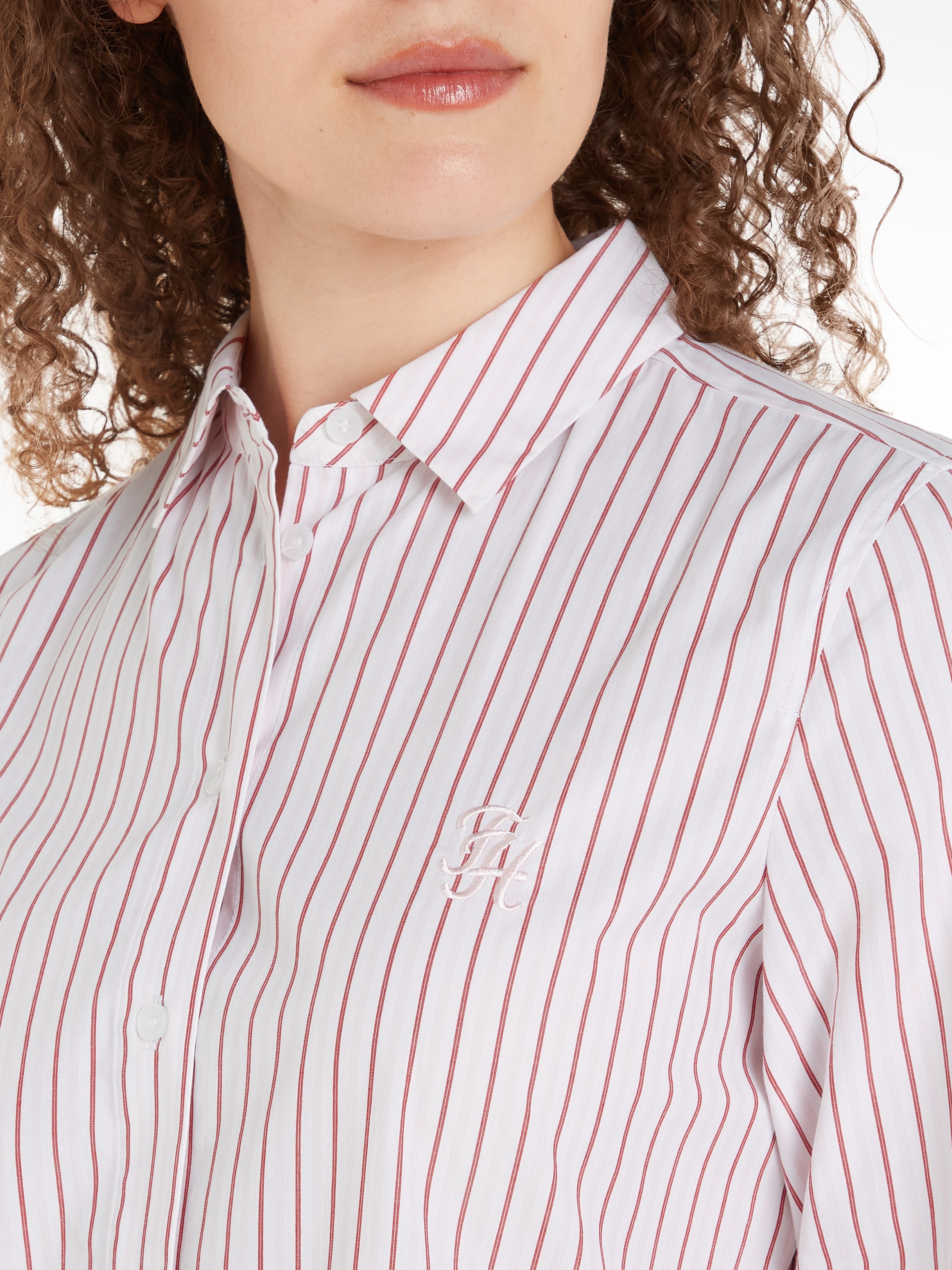 Tommy Hilfiger Hemdbluse »STRIPE REGULAR SHIRT«, mit Streifendessin