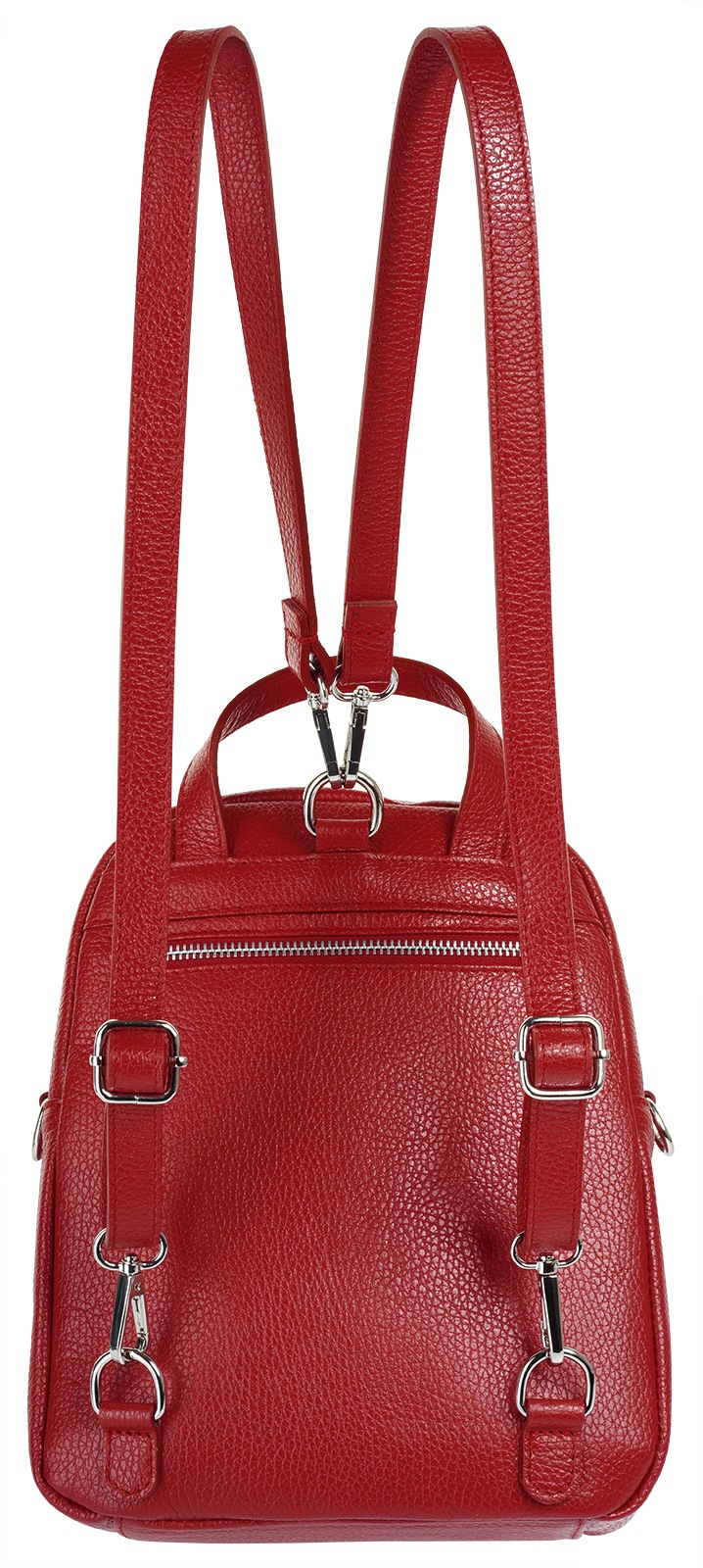 Cluty Cityrucksack, echt Leder, Made in Italy