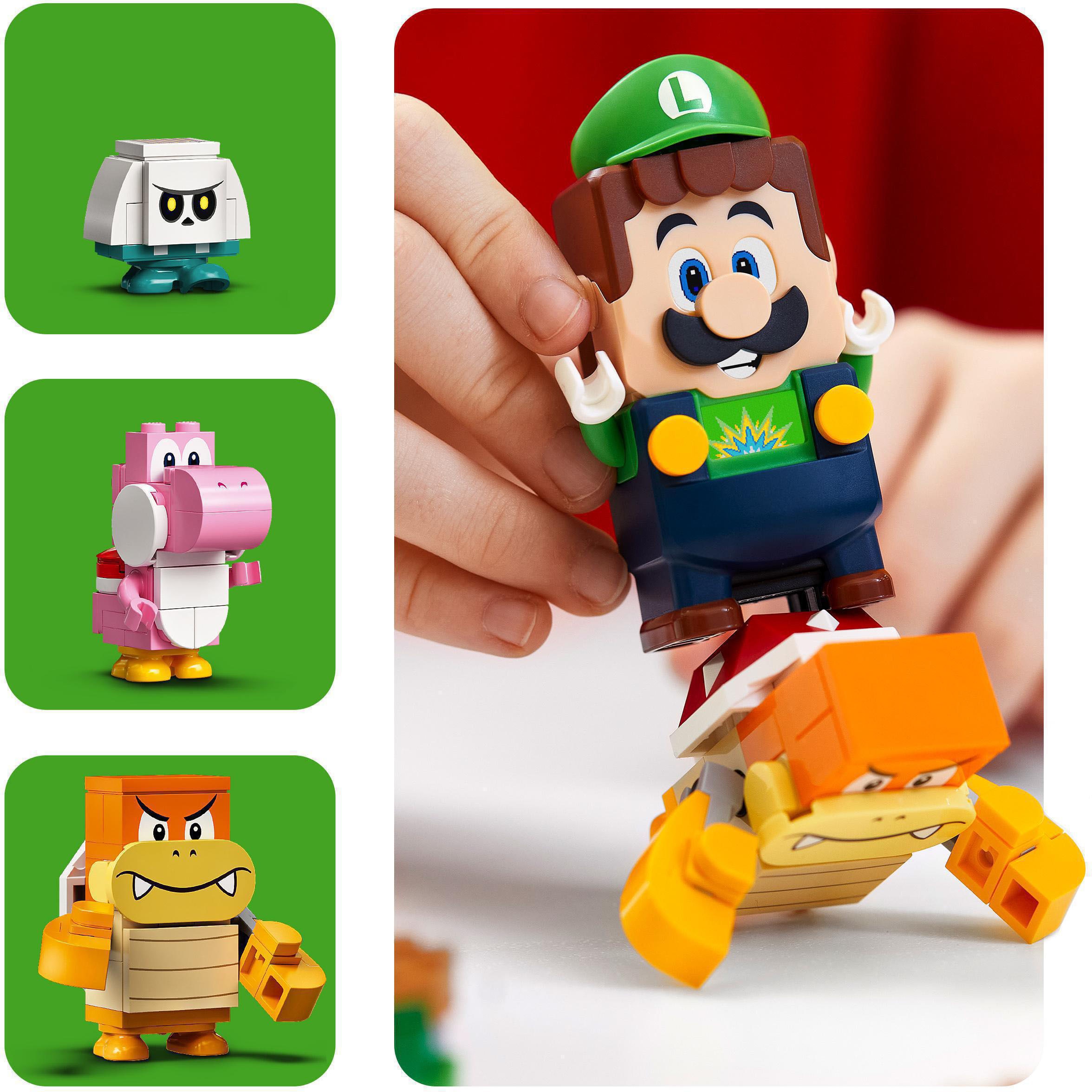 Konstruktionsspielsteine Mario«, Europe Made LEGO® (280 Starterset »Abenteuer – bei in (71387), LEGO® mit Super Luigi St.),