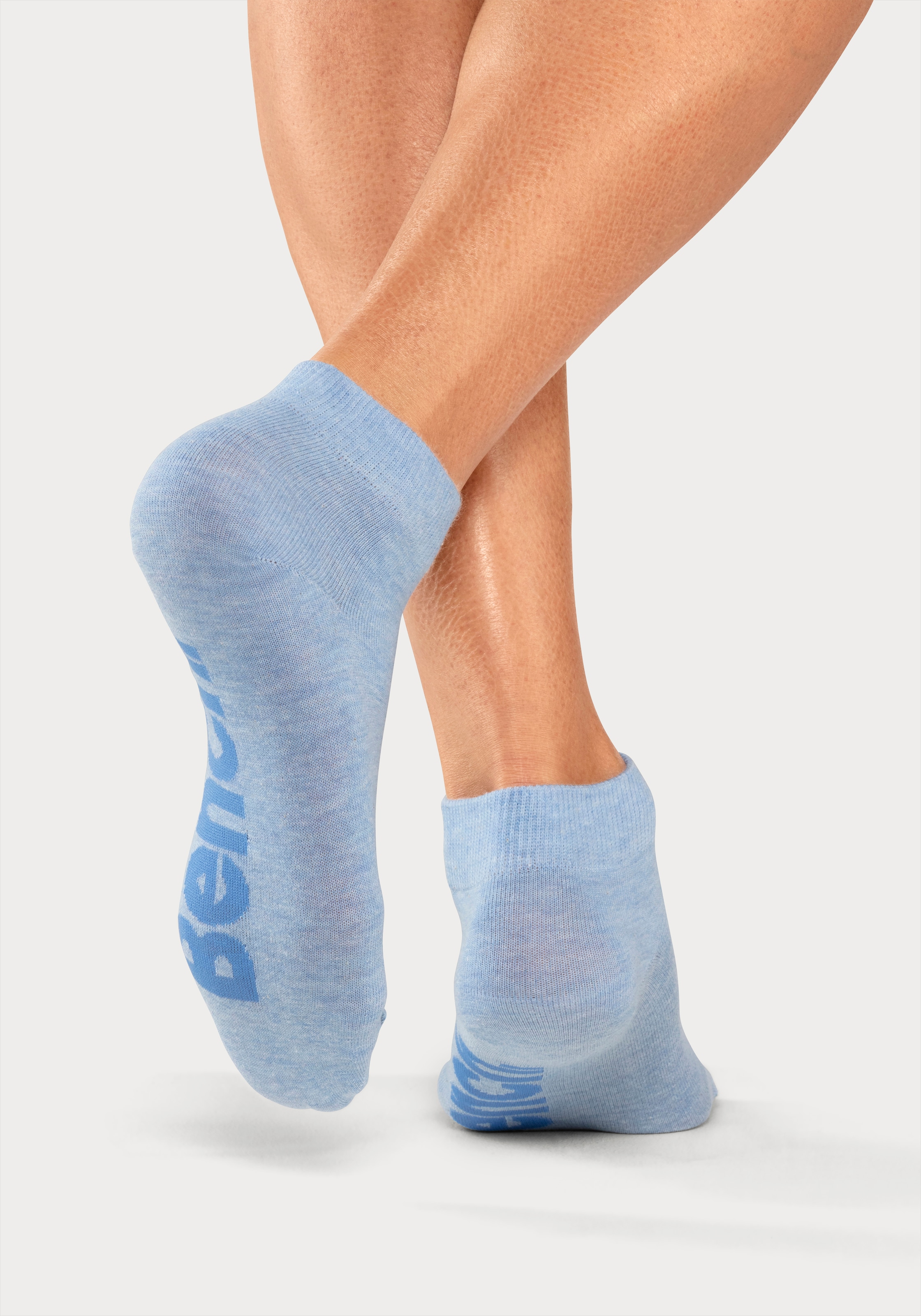 Bench. Kurzsocken, (Federtasche, 7 Paar), in ansprechendem Mäppchen mit Reißverschluss