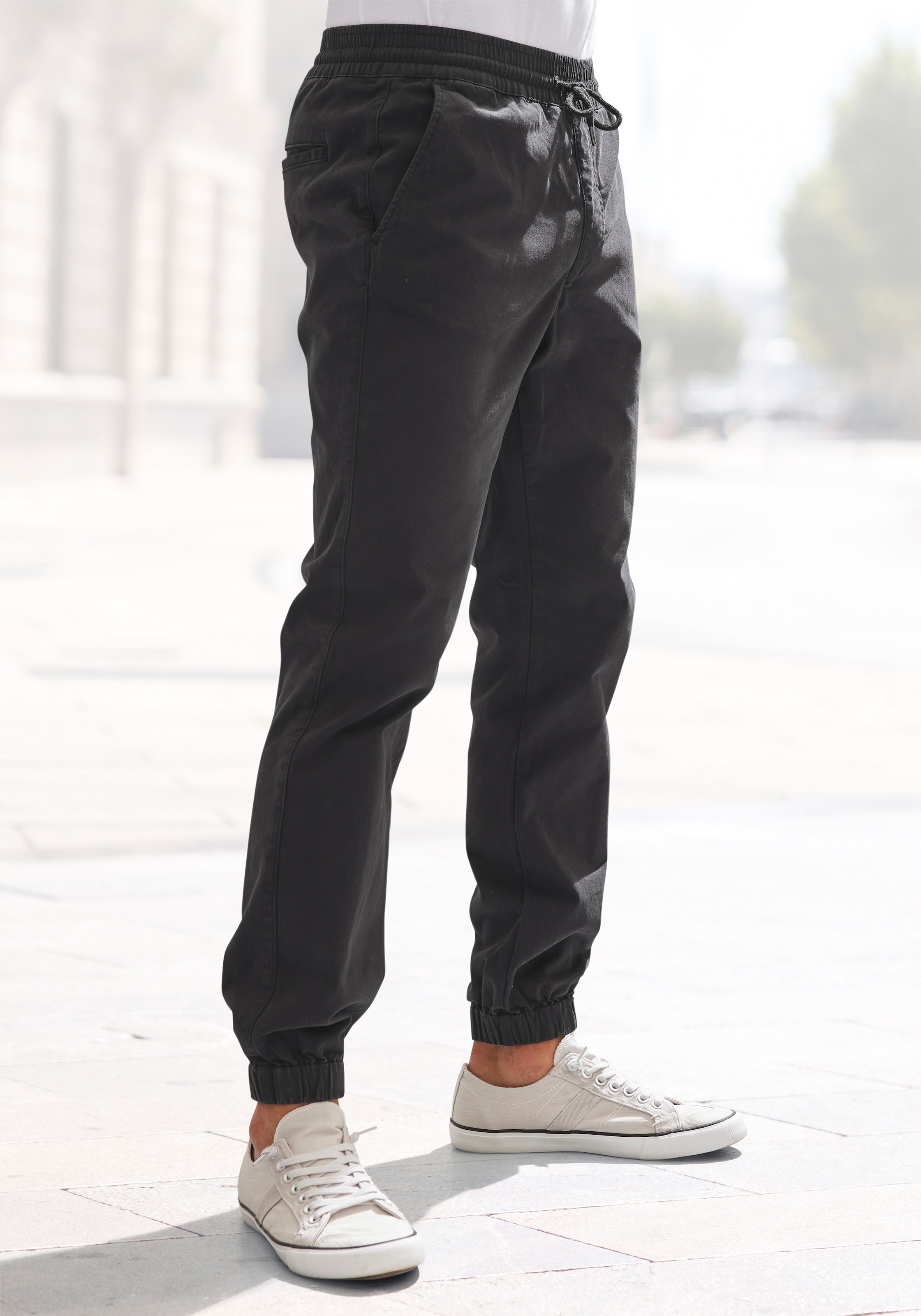 Jogger Pants »Jogg Pants«, aus elastischer Baumwoll-Qualität