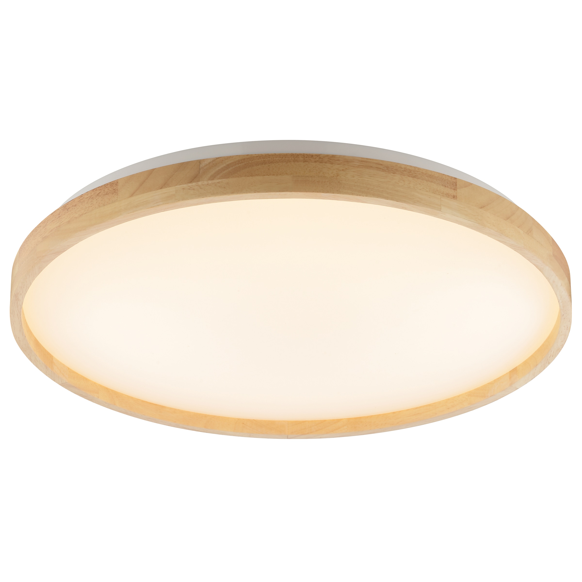 Brilliant LED Deckenleuchte »Alson« LED-Modul 1 Stk. warmweiß - kaltweiß Ø 49,5 cm, 17 W, 3540 lm, 3000-6500 K, Holzrahmen