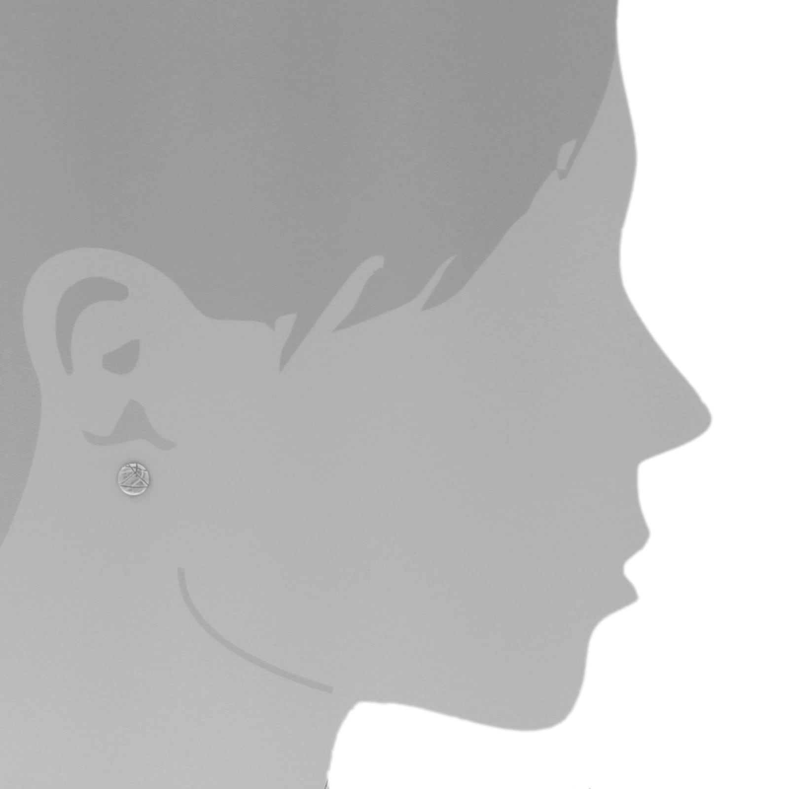 OSTSEE-SCHMUCK Paar Ohrstecker »- Runo - Sarah Vicenza - Silber 925/000 -,«