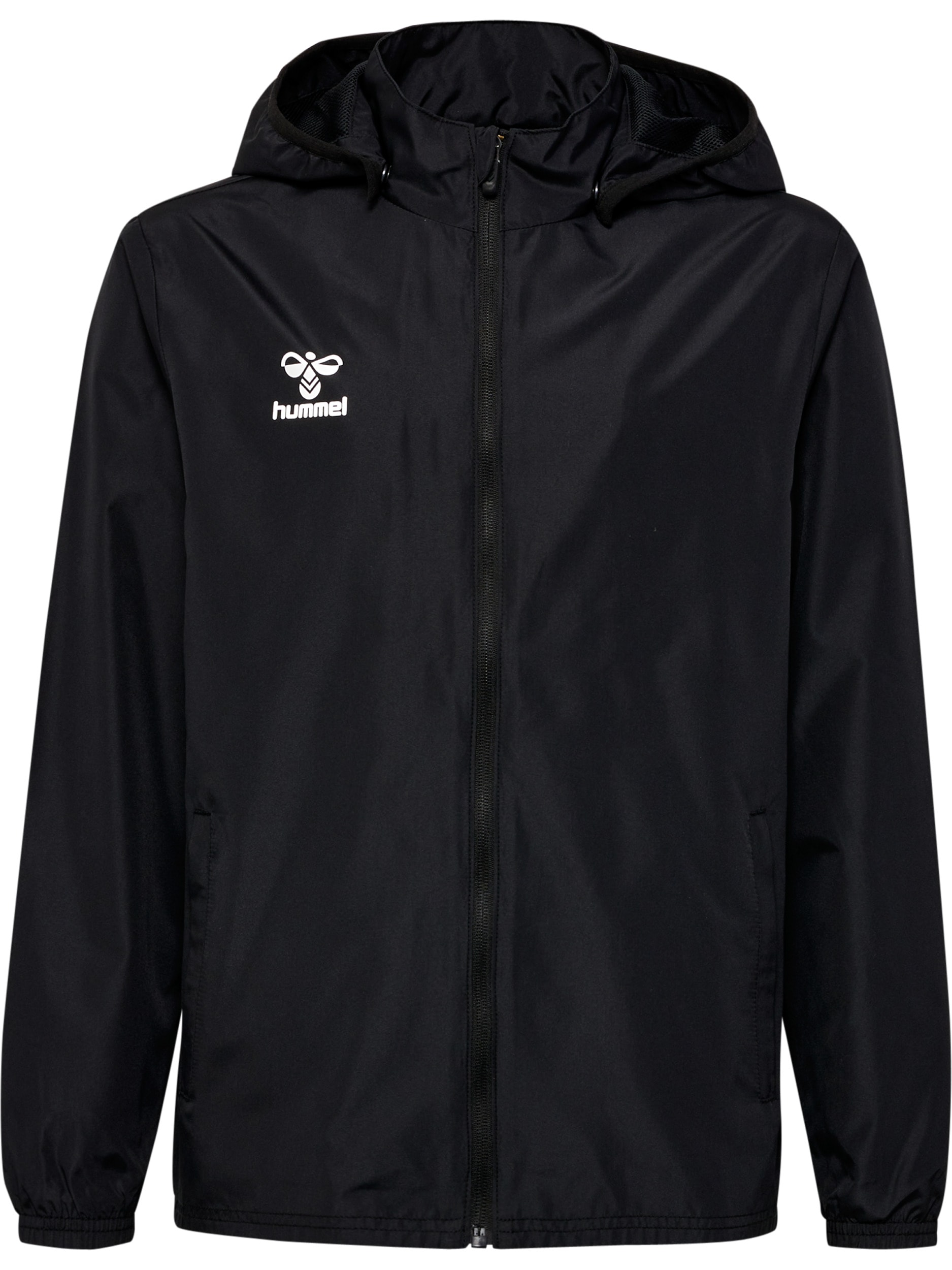hummel Allwetterjacke »HMLESSENTIAL AW JACKET KIDS« mit Kapuze sportlicher Stil, atmungsaktiv, wasser- und schmutzabweisen