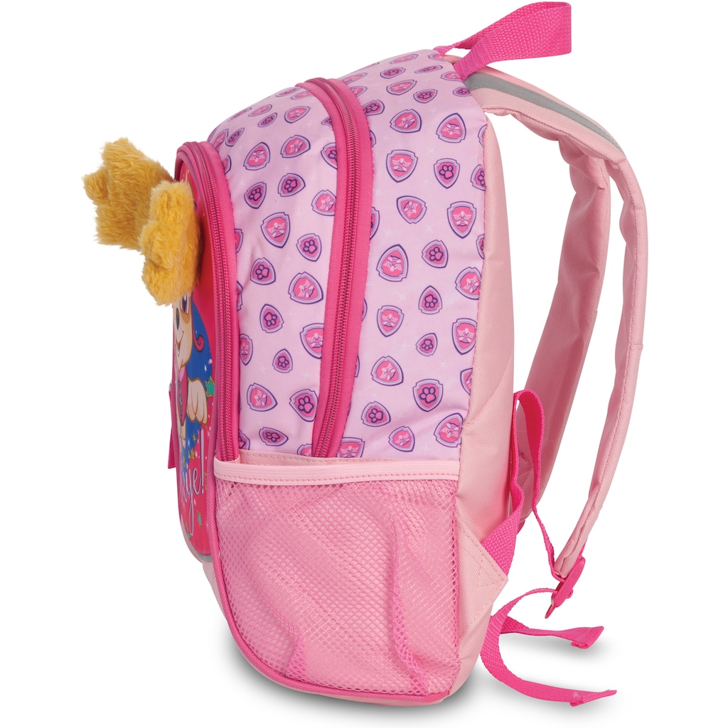 fabrizio® Kinderrucksack »Viacom Paw Patrol rosa« reflektierende Streifen  auf den Schultergurten-Floureszierende Flächen