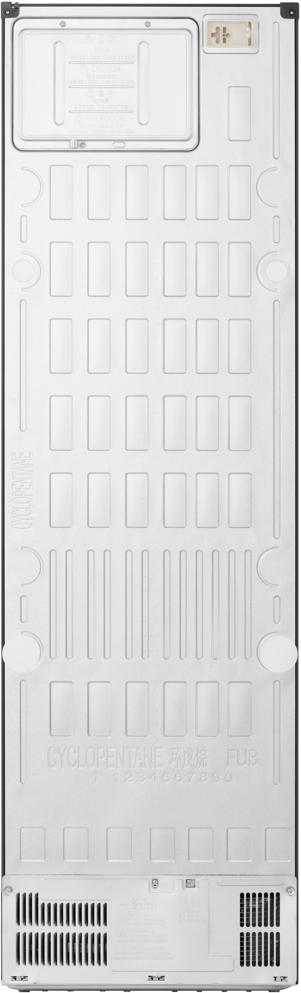 LG Kühl-/Gefrierkombination Serie 7 »GBBS726BPY« 203 cm hoch 59,7 cm breit Vollintegrierbarer Kühlschrank dank frontaler Luftzufuhr und Abluft