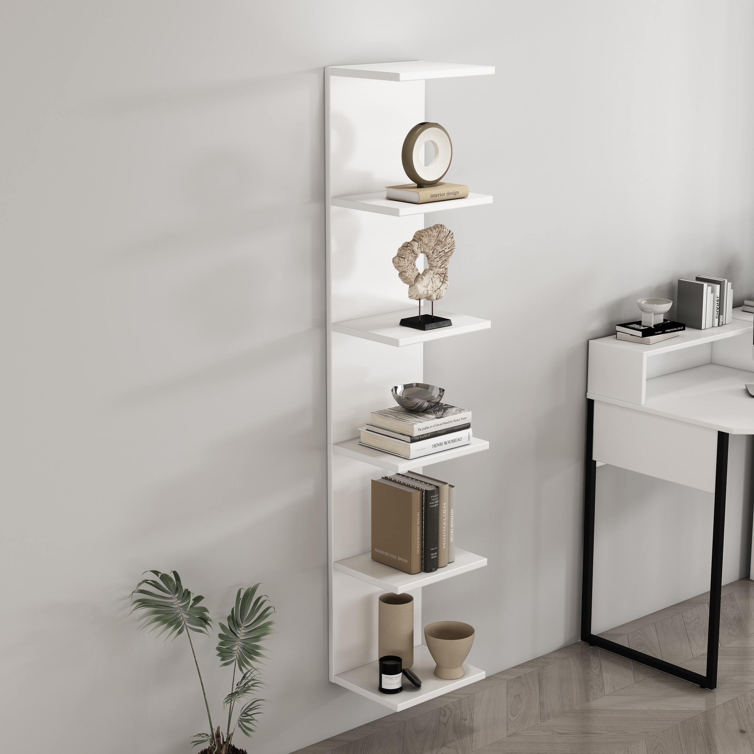 OTTO home Wandregal »Moid« dekorativer Stauraum, Wandmontage