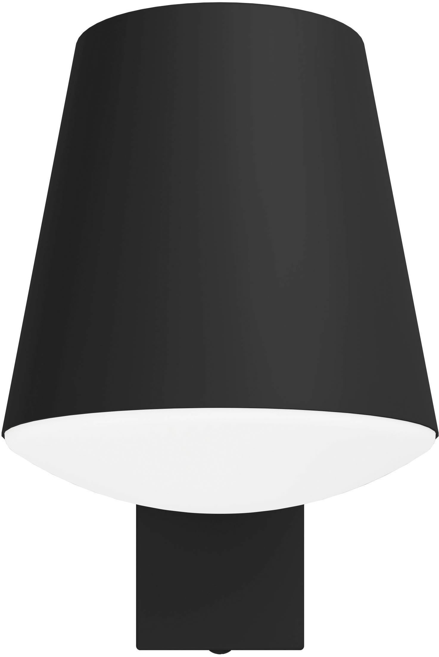 EGLO Wandleuchte »Caldiero Wandlampe Caldiero, Außenleuchte, Stahl, Kunststoff, E27,IP44« E27 1 Stk. Wand-/Deckenleuchte - L14 x H24 x AL18,5 cm - anthrazit - 1X10W exkl.
